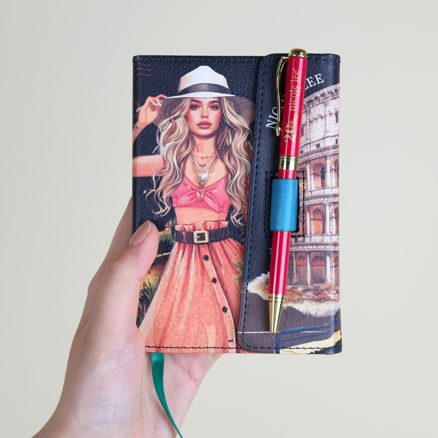 MONTHLY PLANNER WITH PEN (<tc>MARTHA TRAVELS ITALY</tc>)