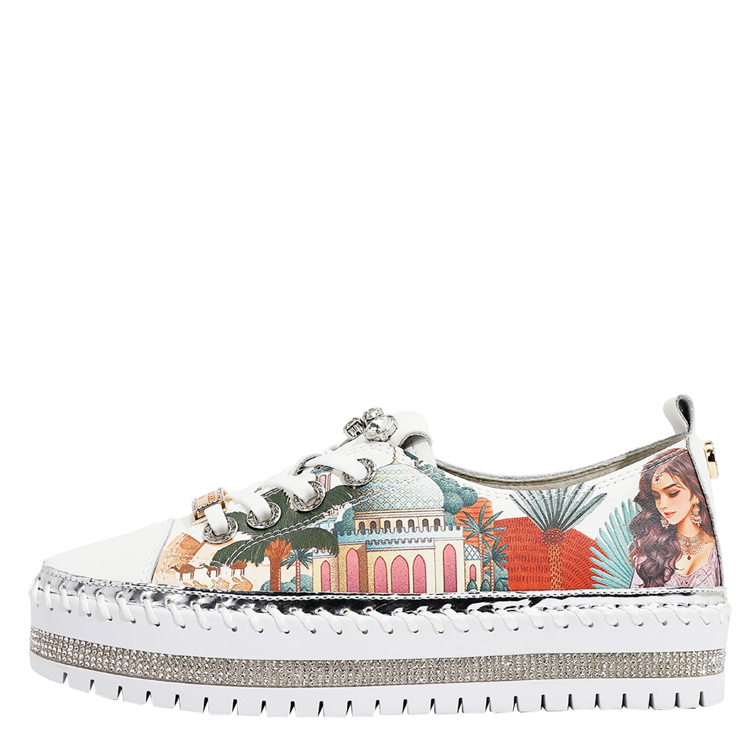 PETRA PLATFORM SNEAKERS (<tc>QUEEN CLEOPATRA</tc>)