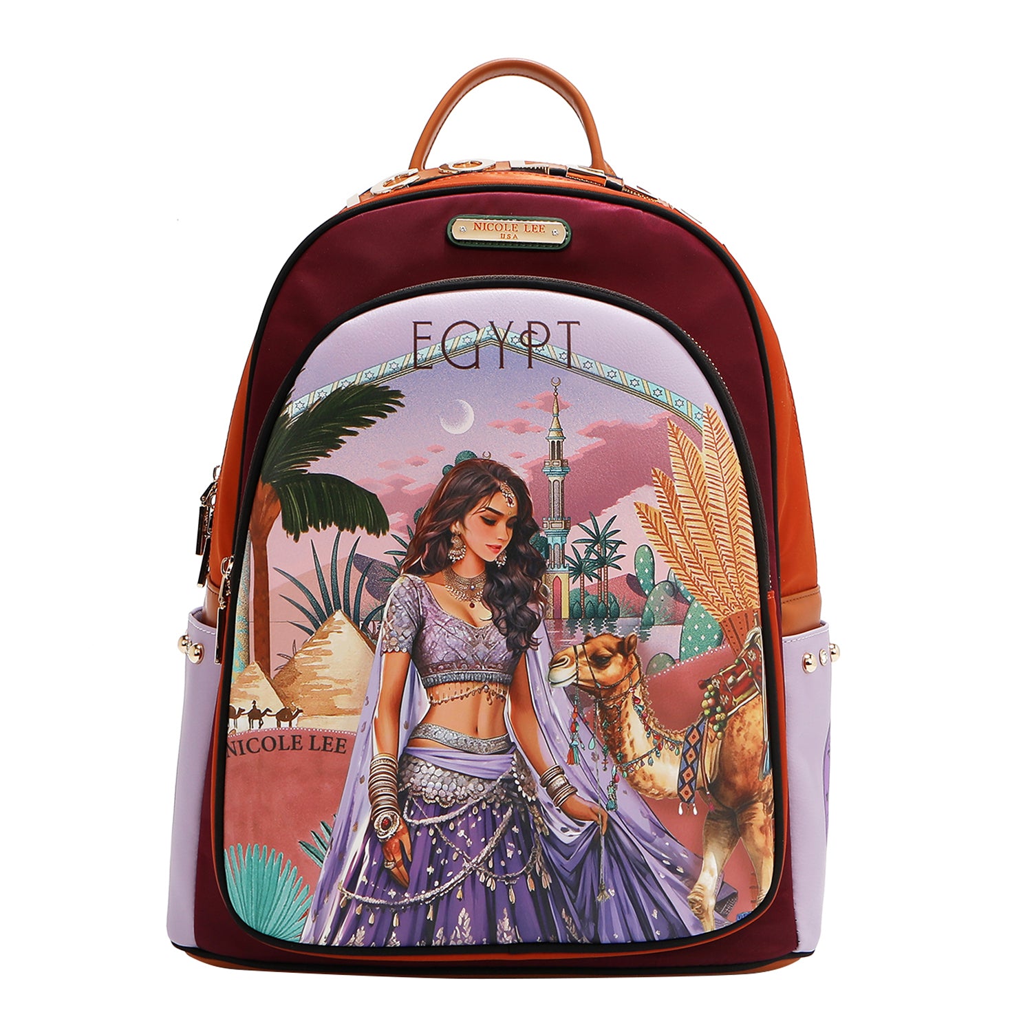 MOCHILA PARA PORTÁTIL CON PUERTO DE CARGA USB (QUEEN CLEOPATRA)