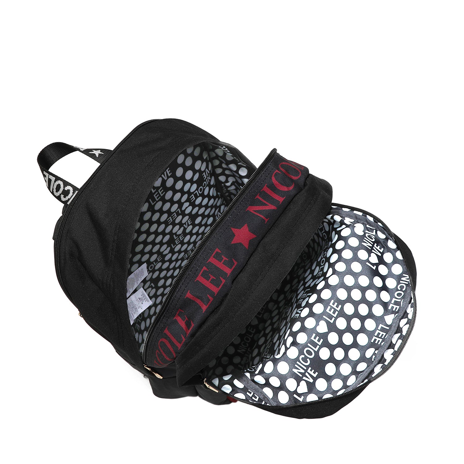 NYLON BACKPACK + CASE <tc><tc>Lady in black</tc></tc>