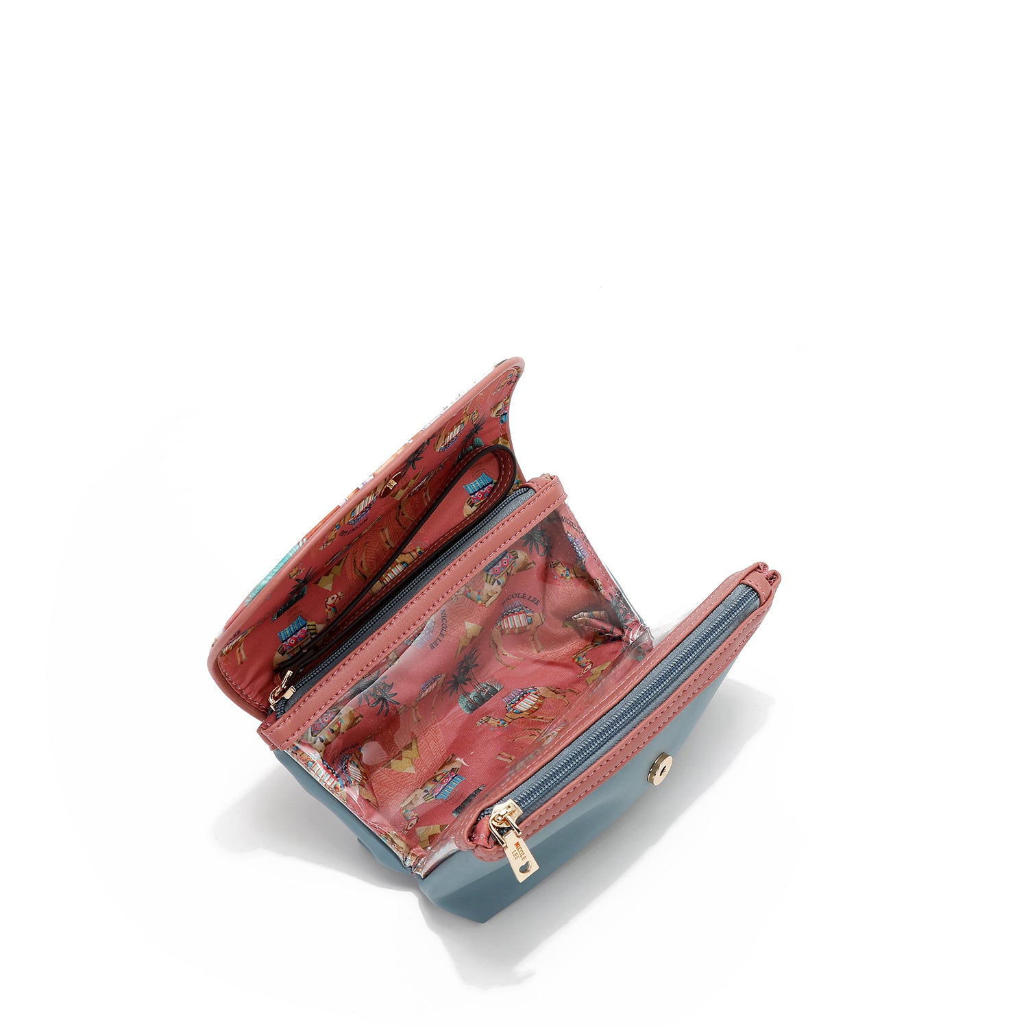 BOLSO DE MAQUILLAJE JENI (VIOLET BLOSSOM)