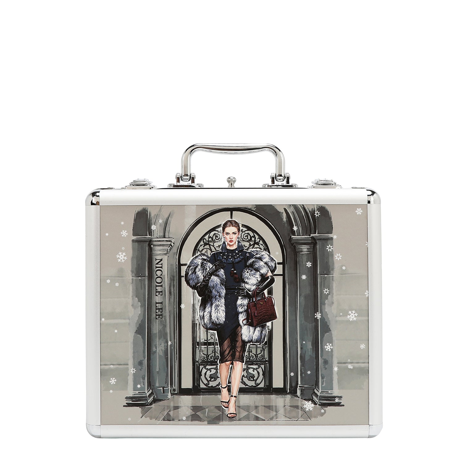 ESTUCHE DE COSMÉTICOS ARTÍSTICO (MODA SNOWFLAKE)