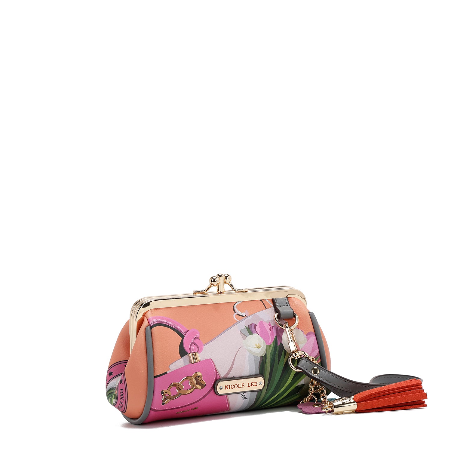 ESTUCHE MONEDERO CON PULSERA (VIOLET BLOSSOM)