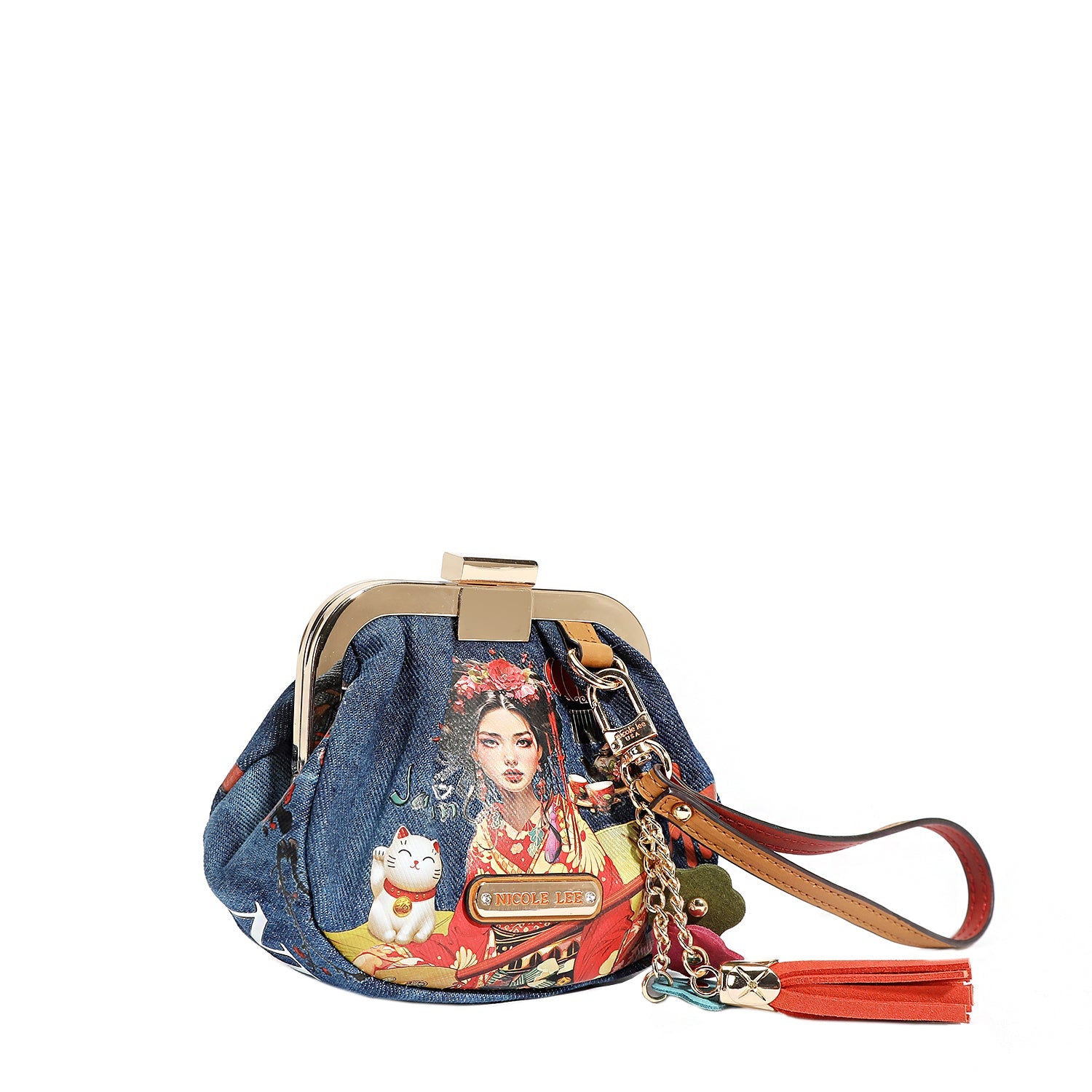 MONEDERO MINI CON CORREA DE DENIM (LADIES NIGHT OUT)