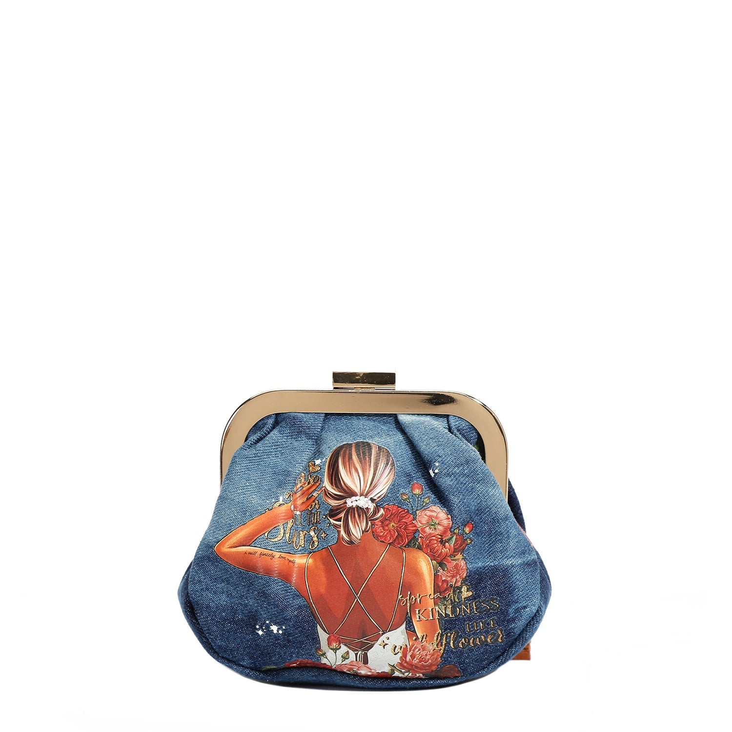 MONEDERO MINI CON CORREA DE DENIM (LADIES NIGHT OUT)