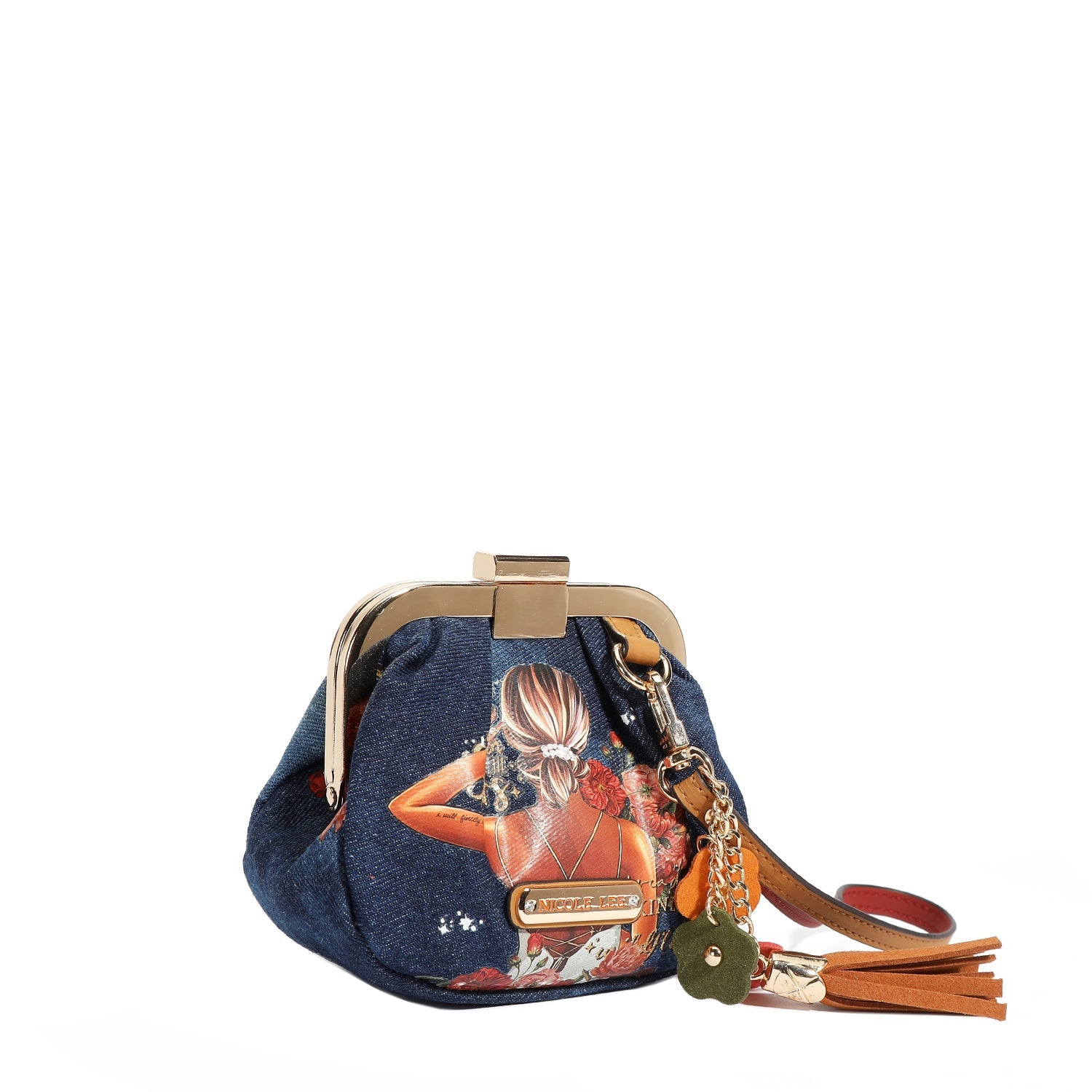 MONEDERO MINI CON CORREA DE DENIM (LADIES NIGHT OUT)