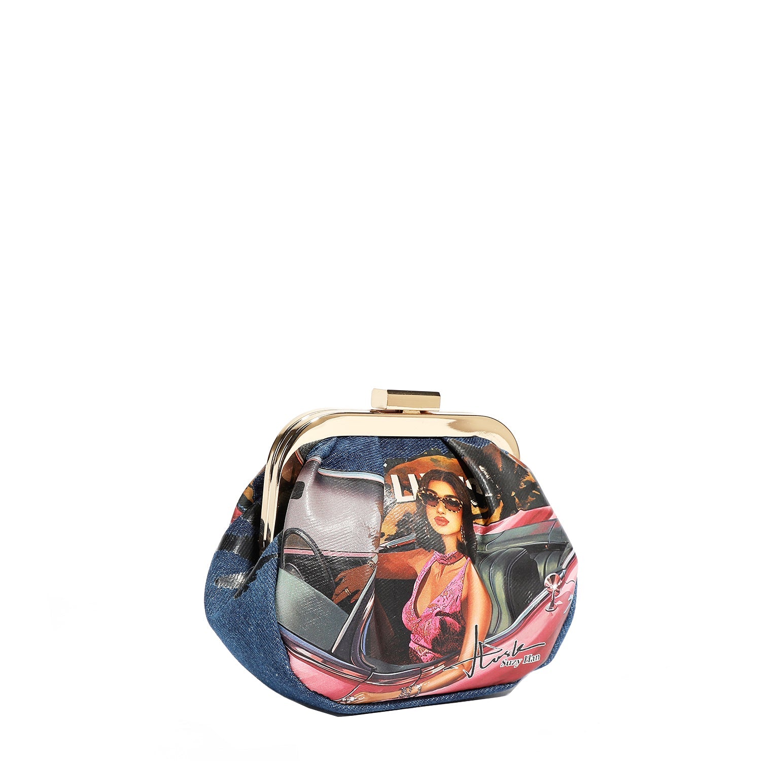 MONEDERO MINI CON CORREA DE DENIM (LADIES NIGHT OUT)