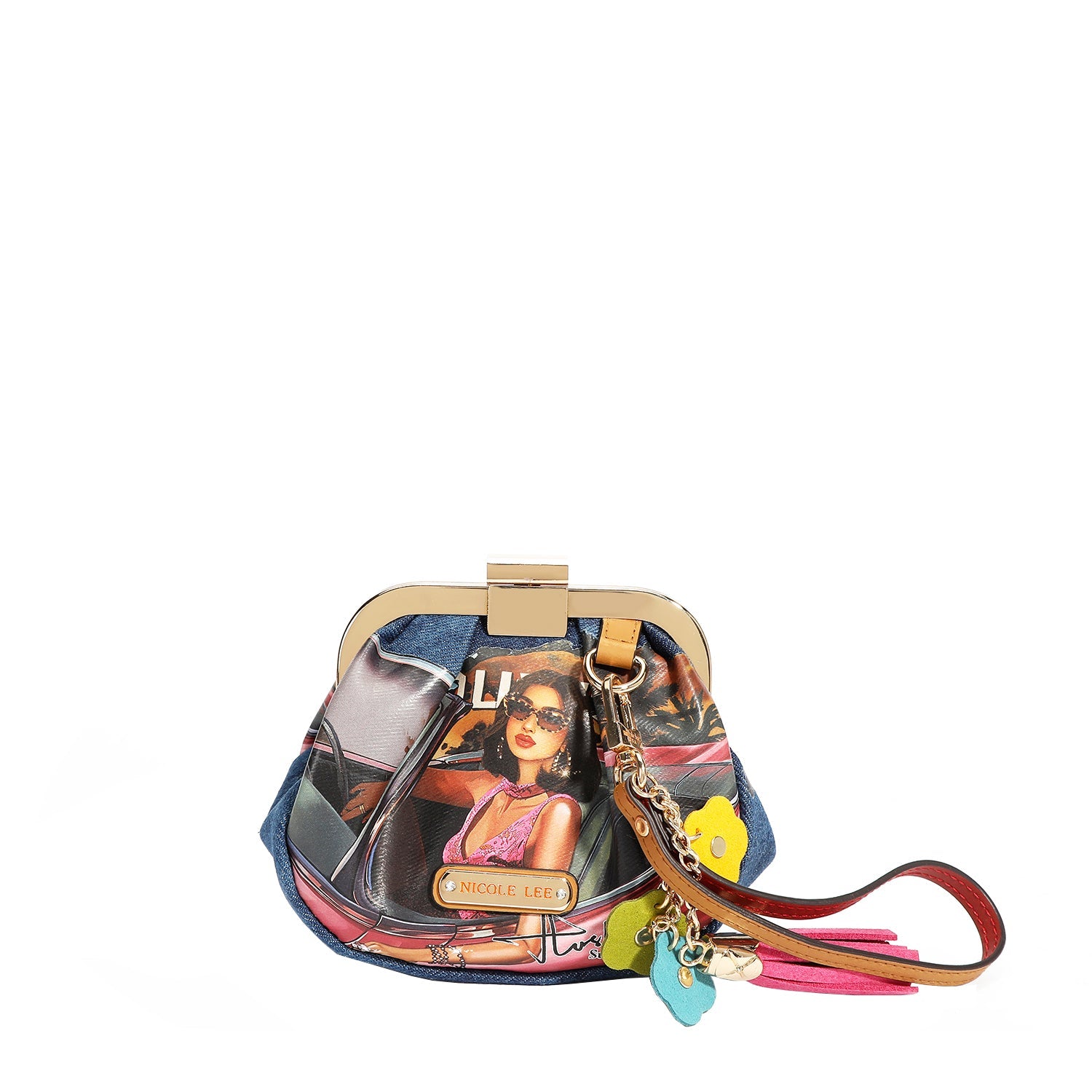 MONEDERO MINI CON CORREA DE DENIM (LADIES NIGHT OUT)