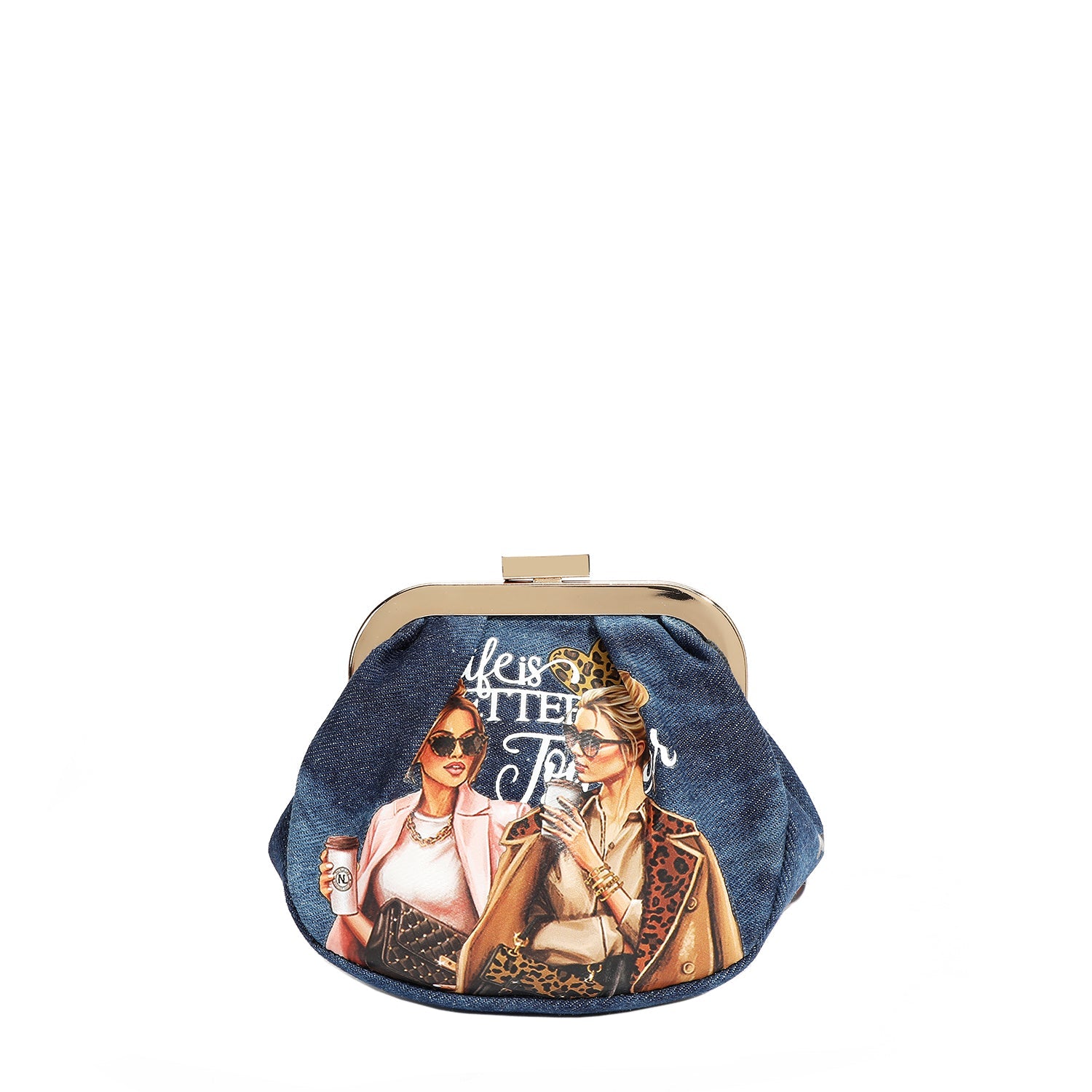 MONEDERO MINI CON CORREA DE DENIM (LADIES NIGHT OUT)