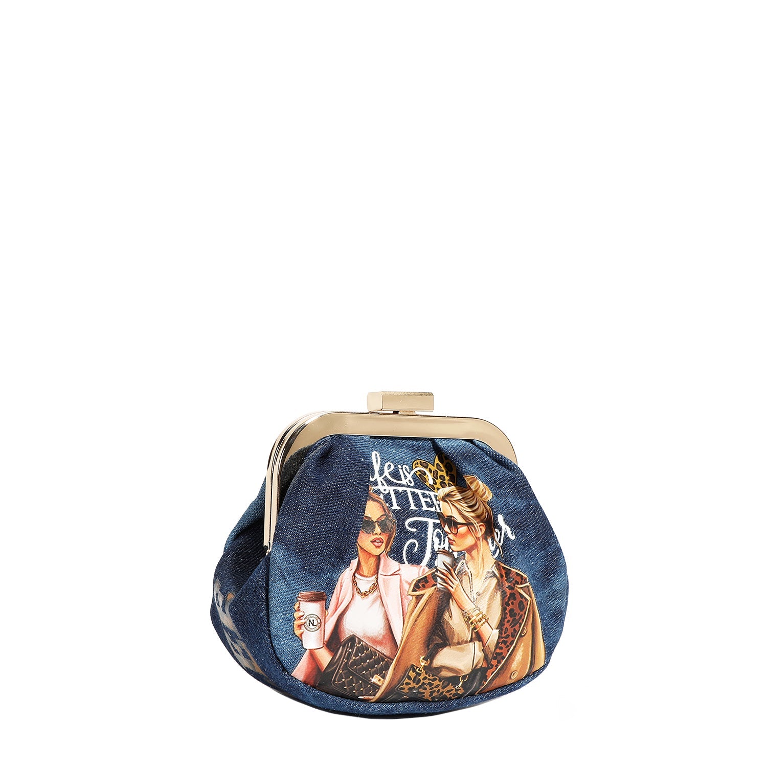 MONEDERO MINI CON CORREA DE DENIM (LADIES NIGHT OUT)