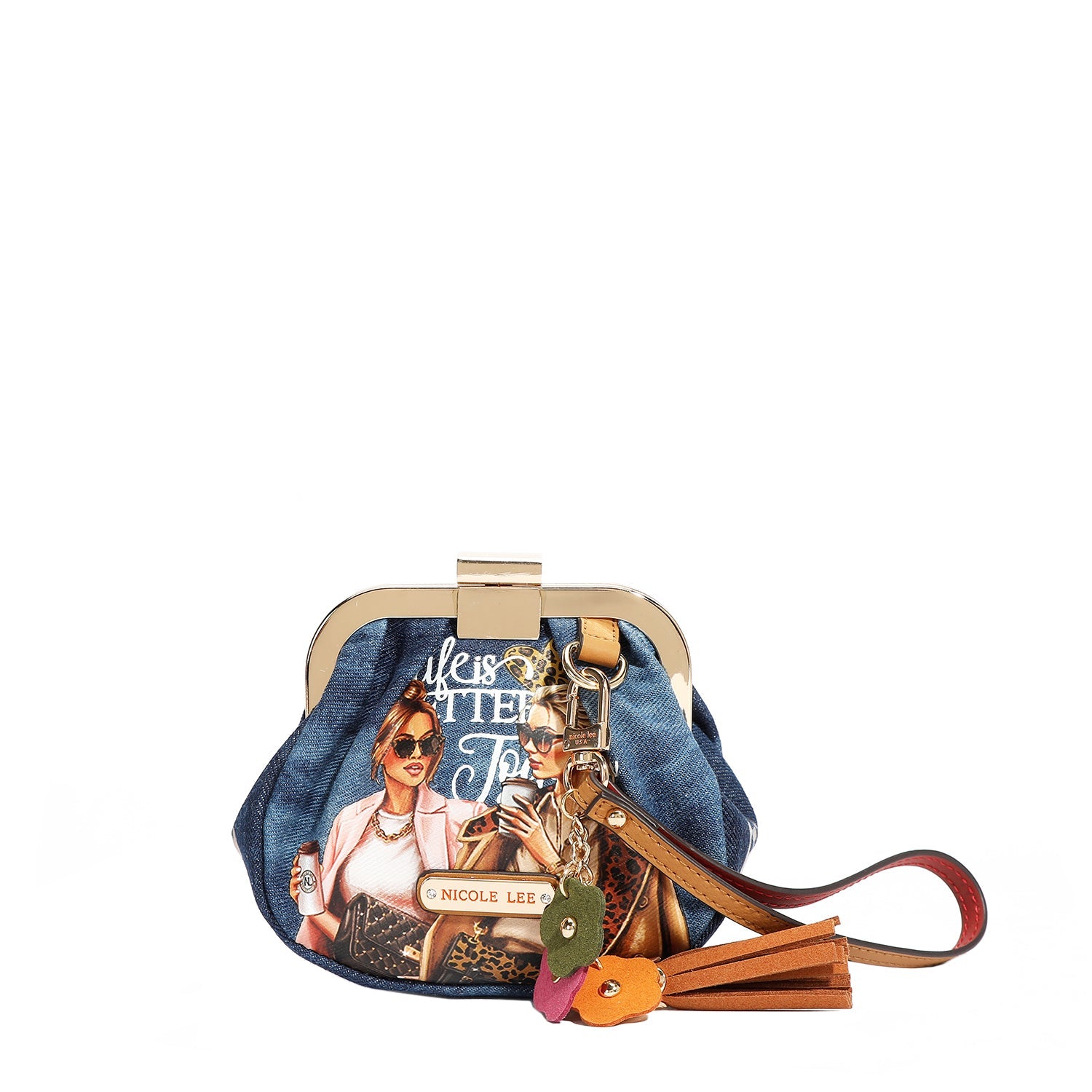 MONEDERO MINI CON CORREA DE DENIM (LADIES NIGHT OUT)