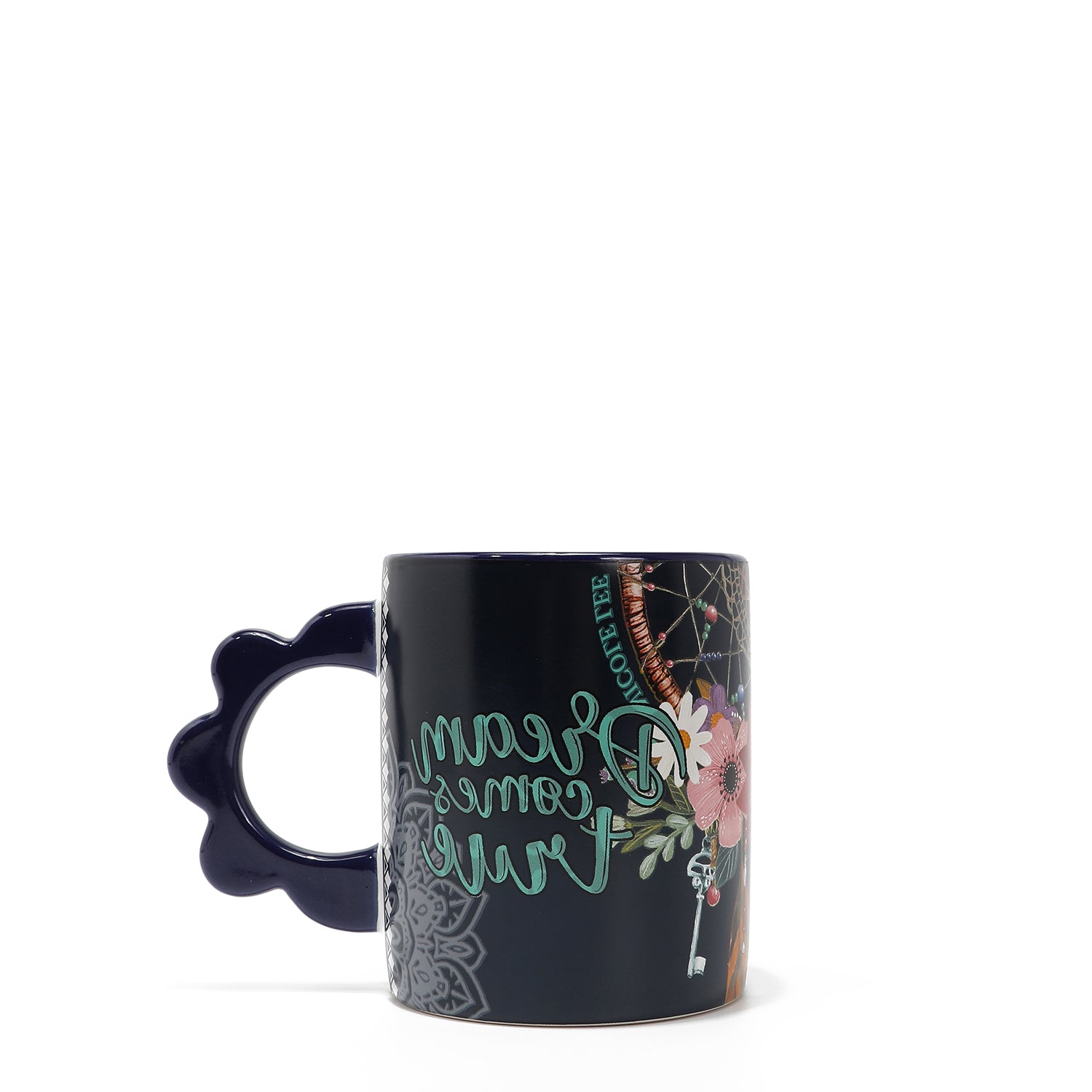 PETAL CERAMIC MUG (<tc>DREAM COMES TRUE</tc>)
