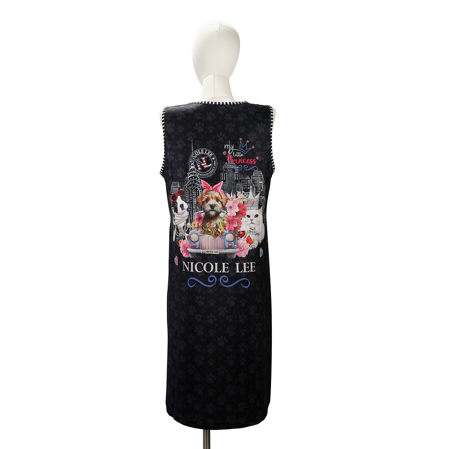 ROBE À BRETELLES NICOLE LEE AVEC DES SCINTILLEMENTS (<tc>FAMILY YEARBOOK</tc>)