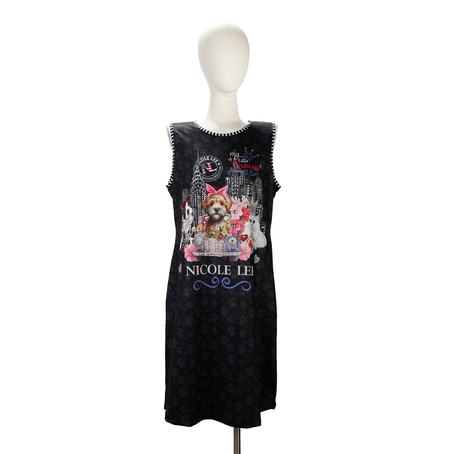 ROBE À BRETELLES NICOLE LEE AVEC DES SCINTILLEMENTS (<tc>FAMILY YEARBOOK</tc>)