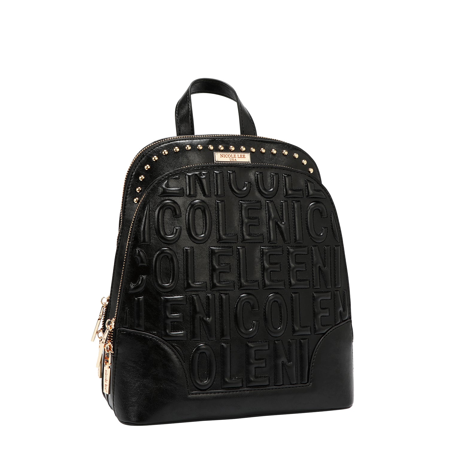 MOCHILA CON LOGOTIPO EN RELIEVE (NEGRO)