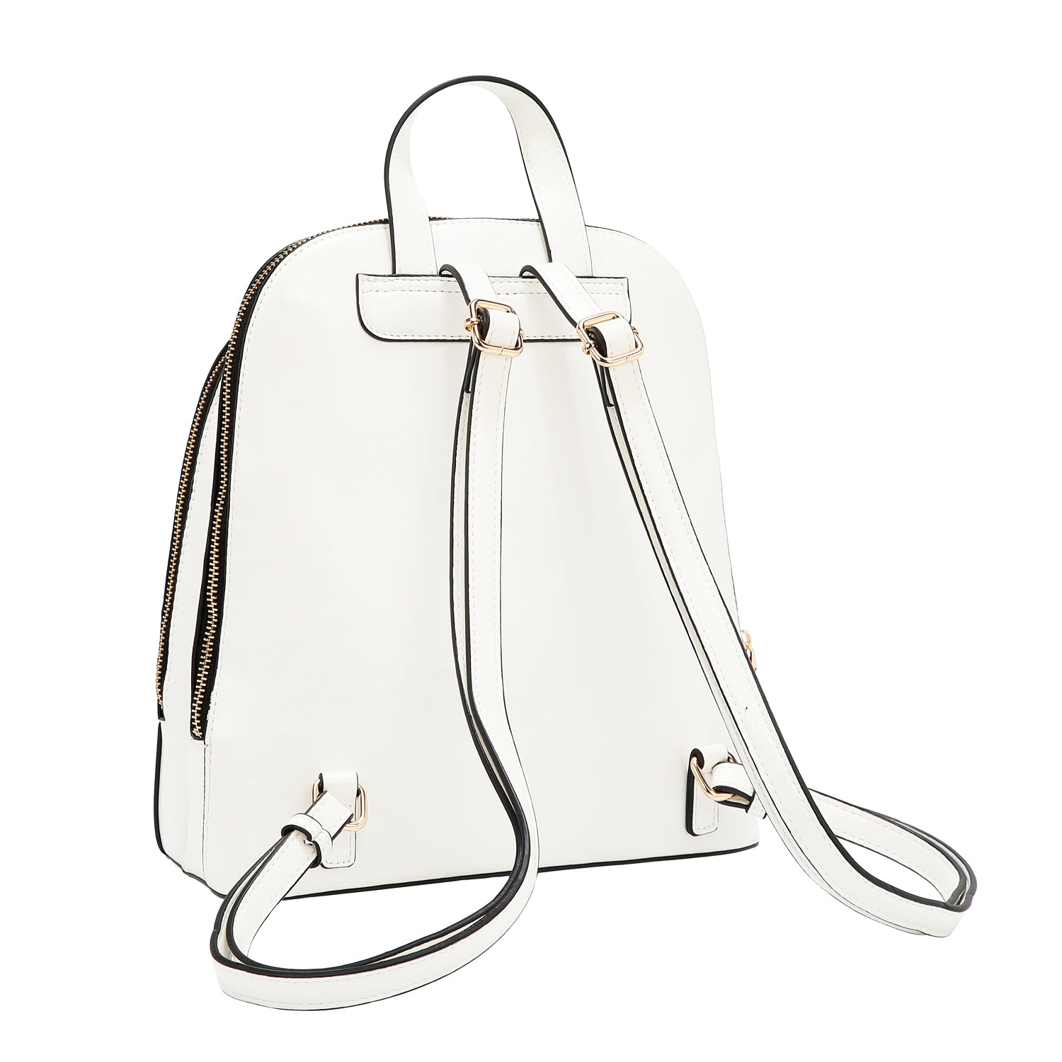 MOCHILA CON LOGOTIPO EN RELIEVE (BLANCO)