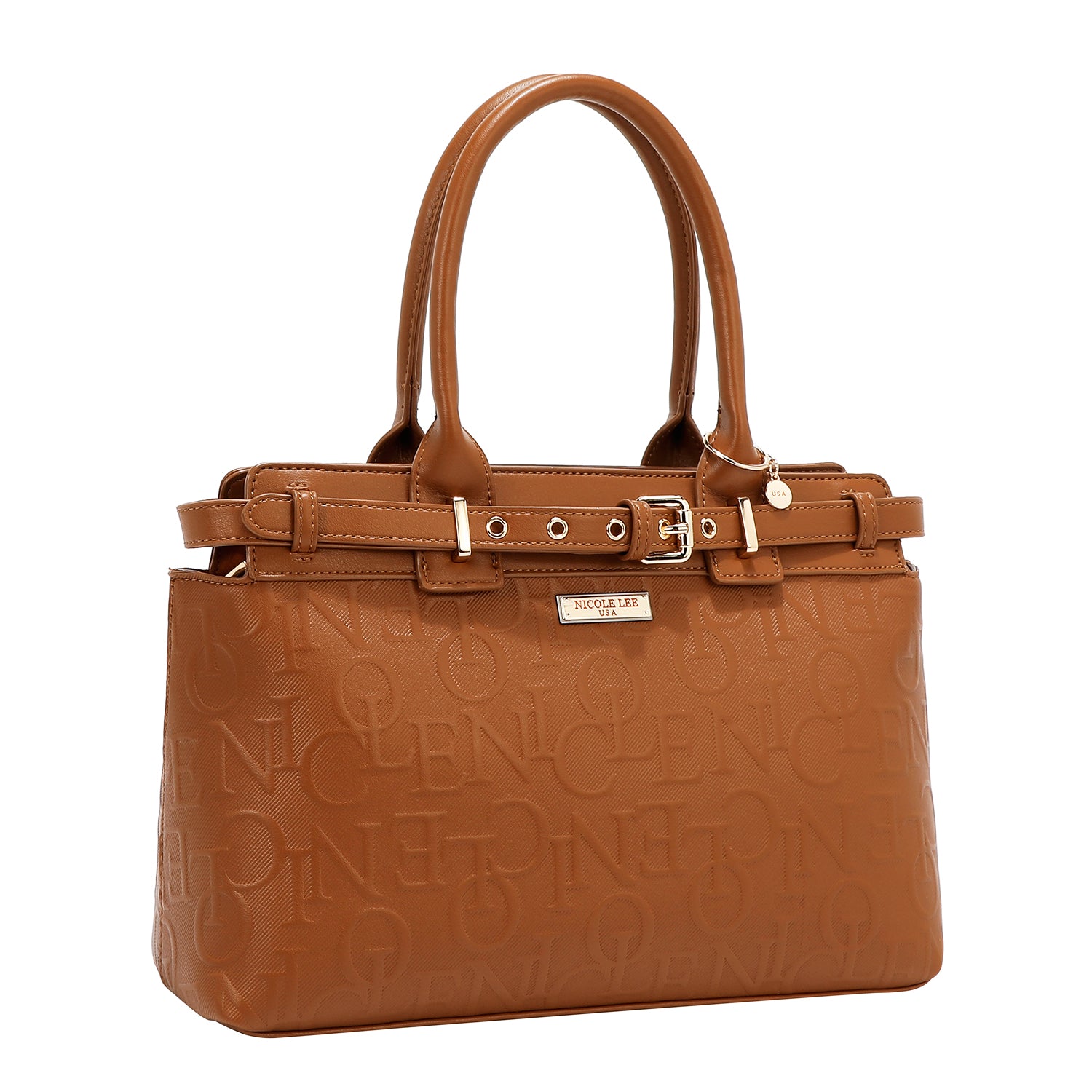 Sac à carabine d'élégance en relief (Marron)