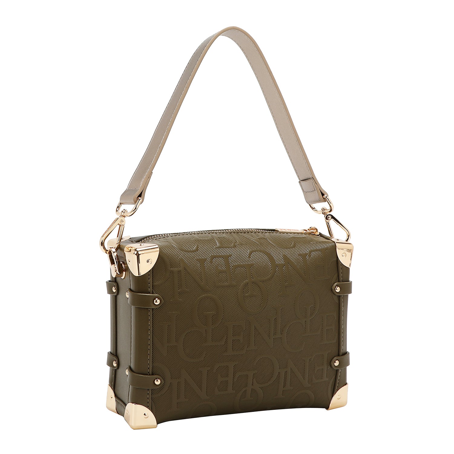 Élégance carrée du sac à bandoulière (olive)