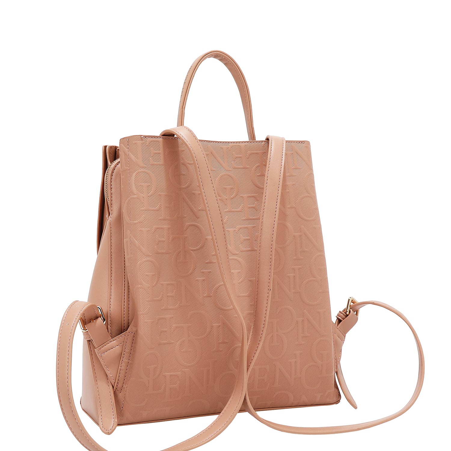 MOCHILA ELEGANCIA EN RELIEVE (ROSA)