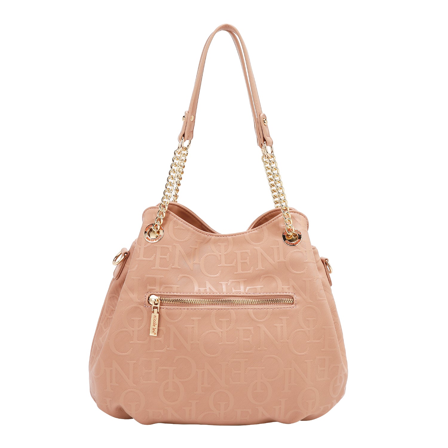 BOLSO DE MANO ELEGANCIA EN RELIEVE (ROSA)