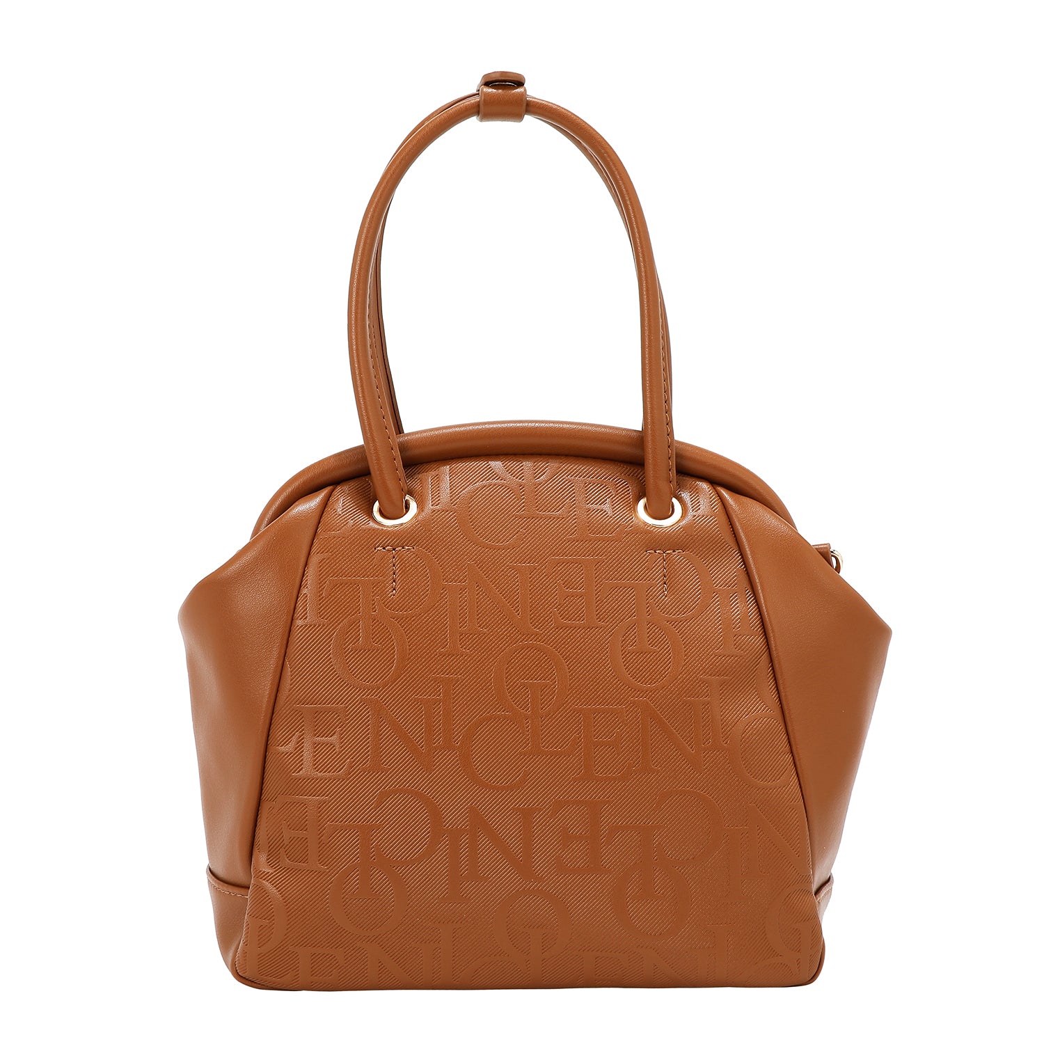 Sac à bandoulière avec cadre de relief élégant (marron)