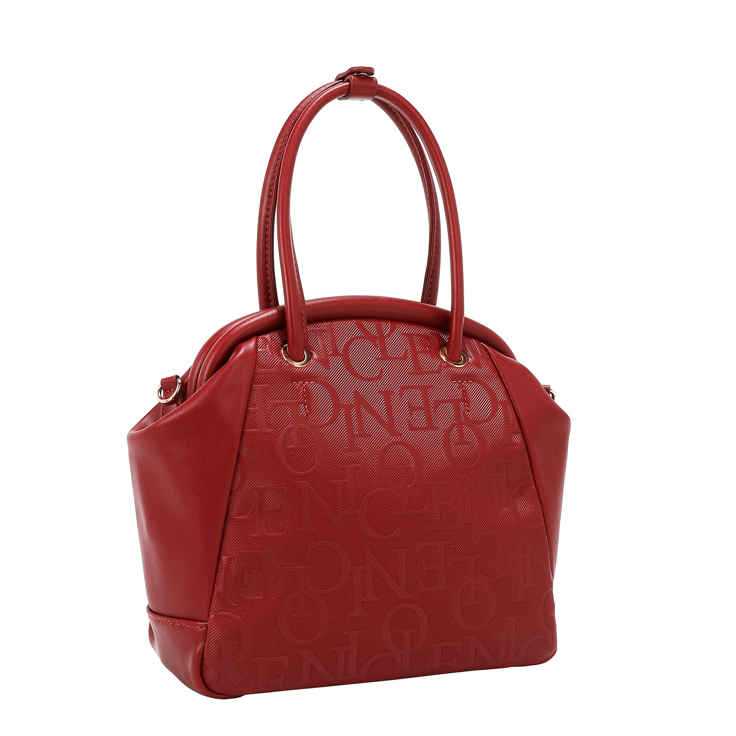 Sac à bandoulière avec cadre de relief élégant (rouge)