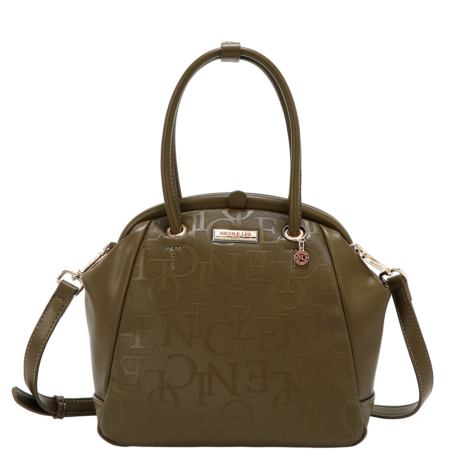 Sac à bandoulière avec cadre de relief élégant (olive)