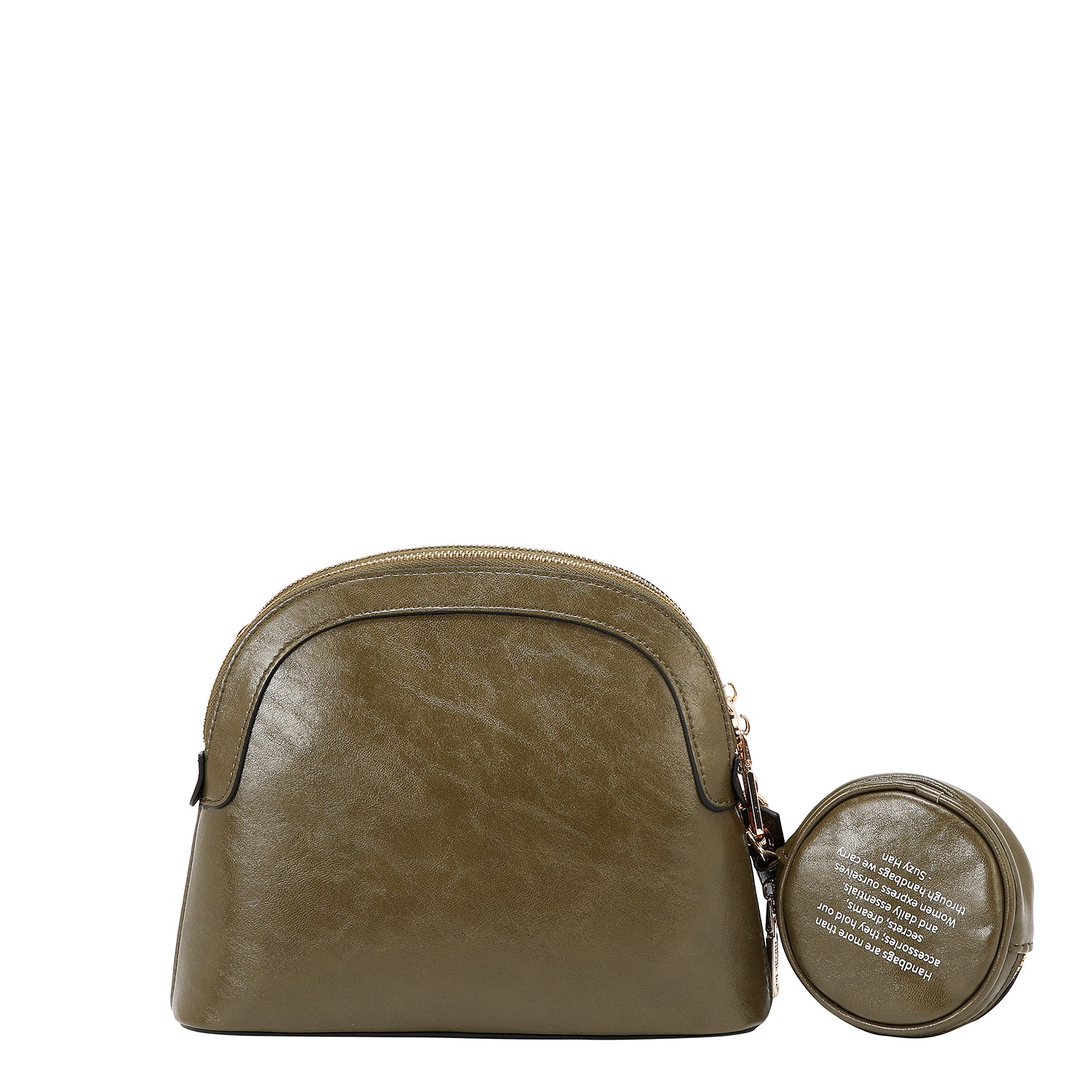 CROSSBODY BAG EMB17531 (OLIVE)