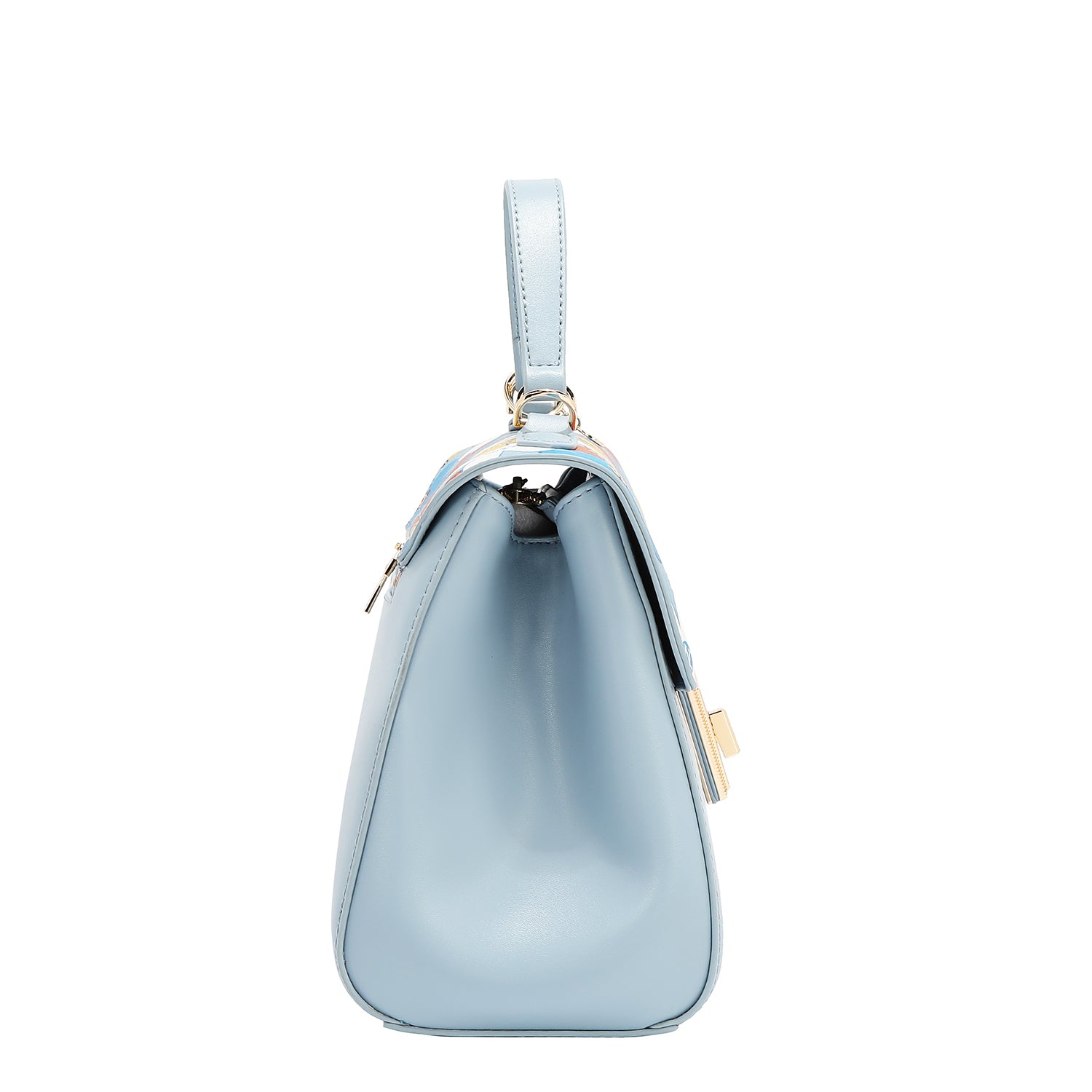 Sac à pop floral (bleu)