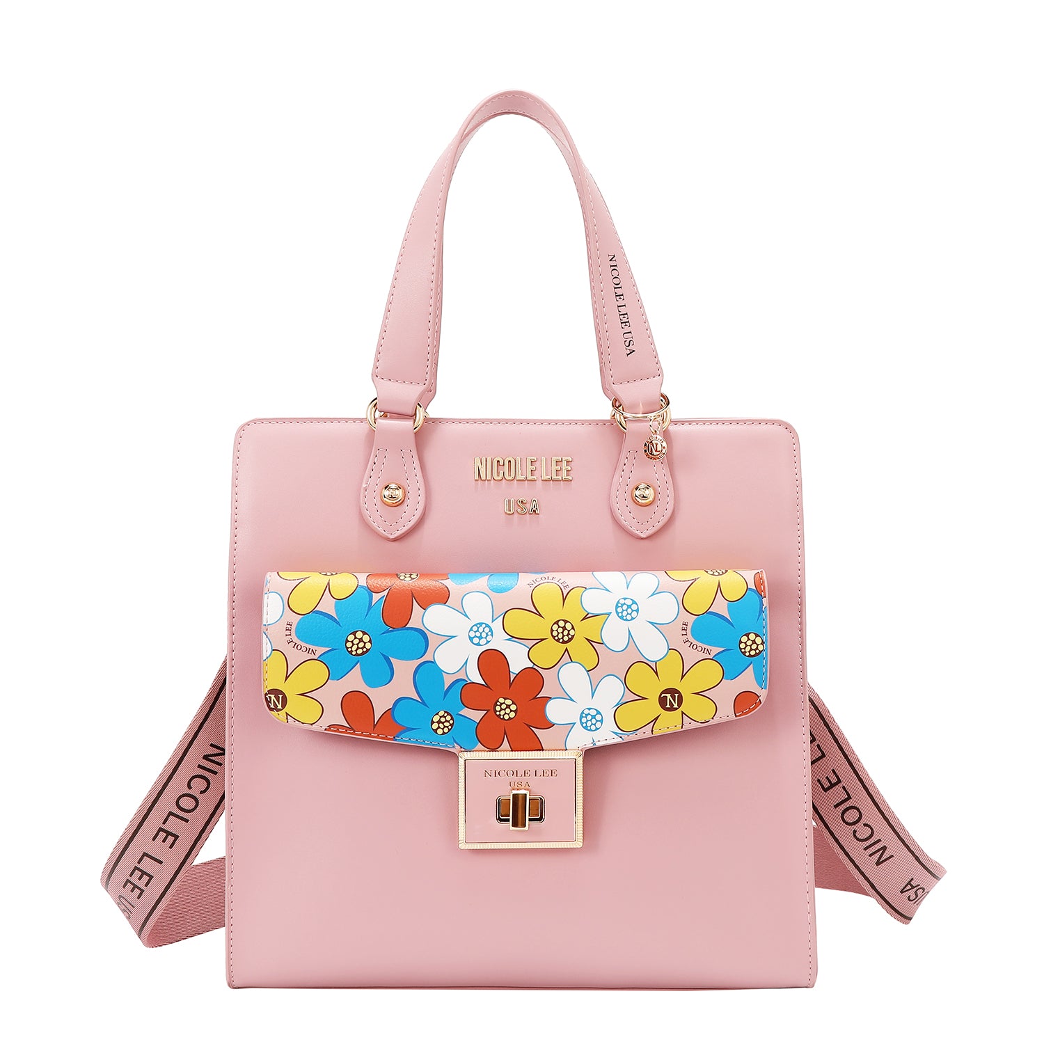 BOLSA DE TOTE POP FLORAL (ROSA)