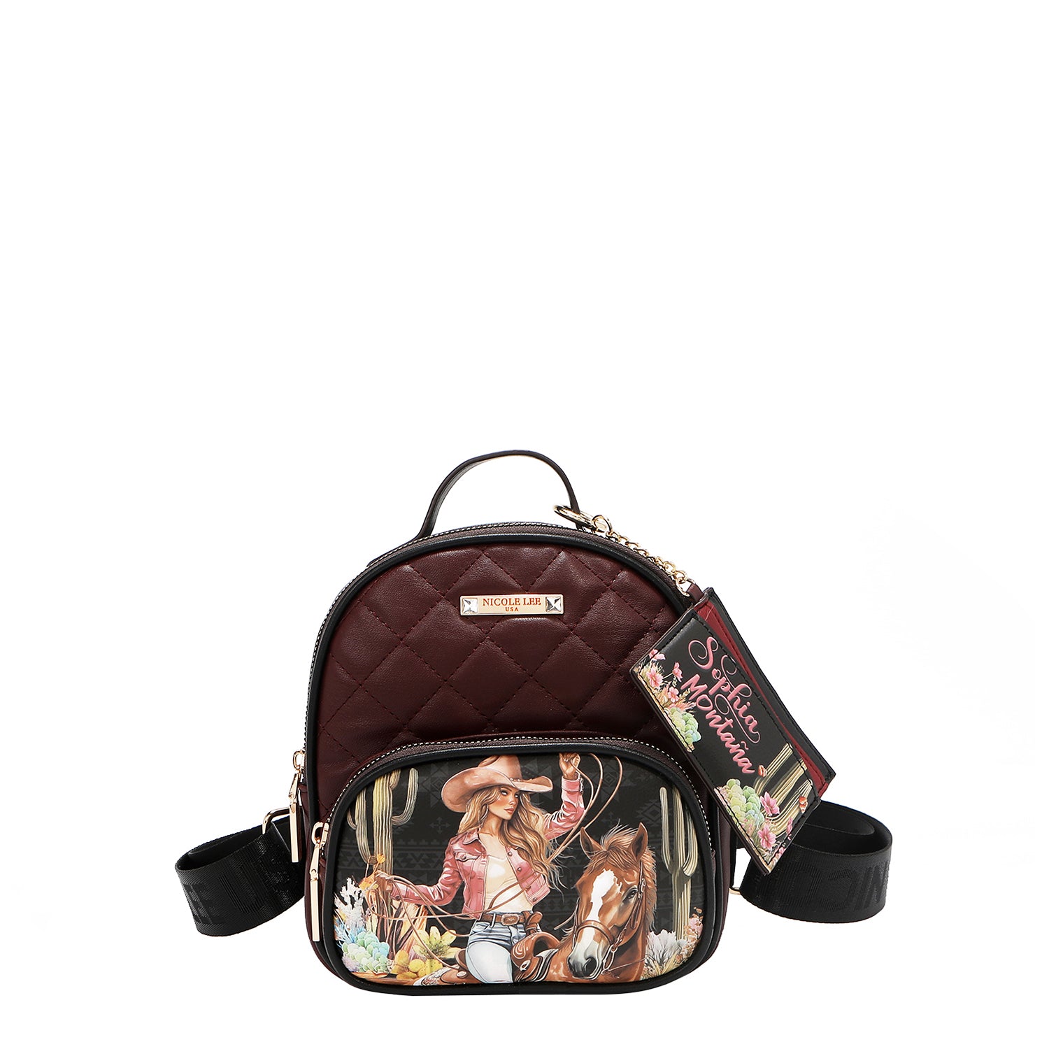 SET DE REGALO 2 PIEZAS (Mochila Mini + Porta Tarjetas) (SOFIA MONTANA)