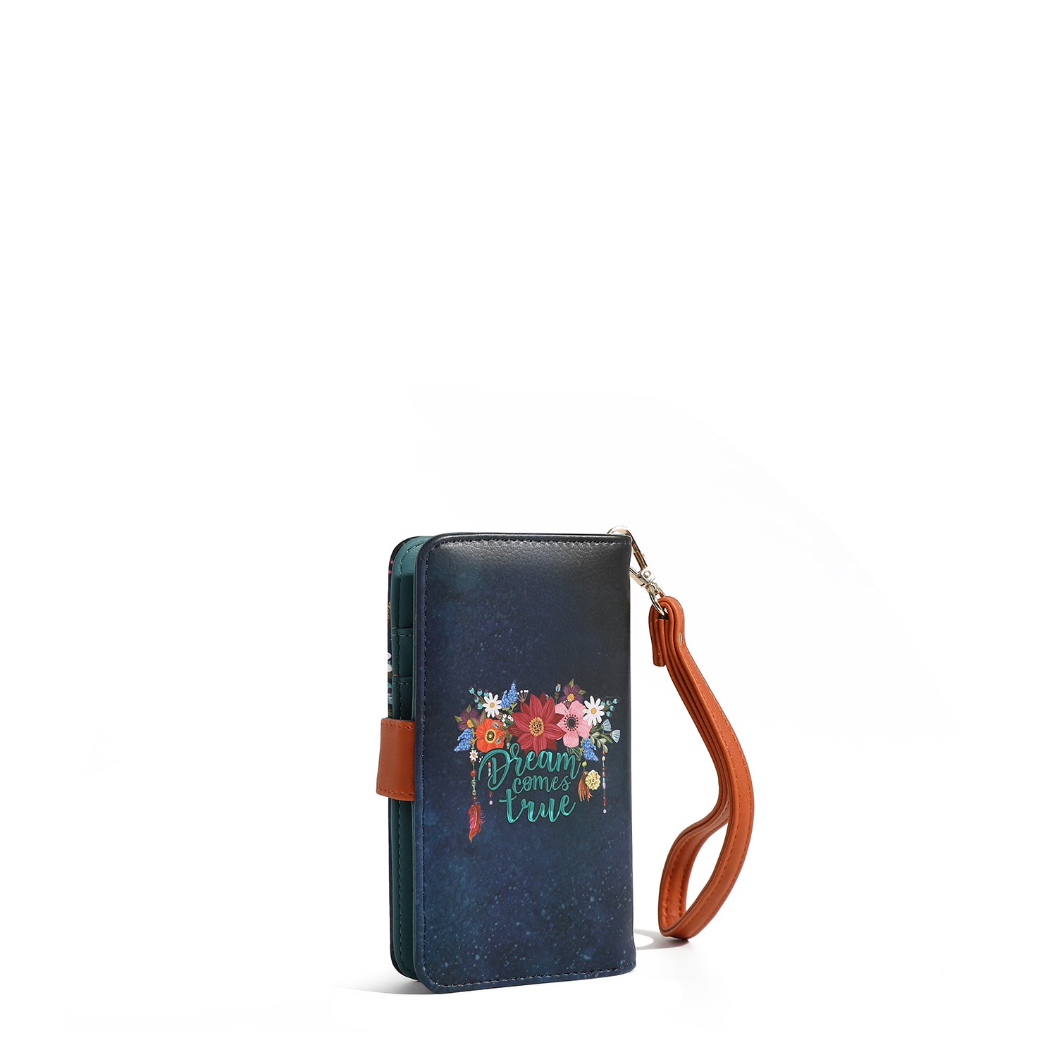 ÉTUI DE TÉLÉPHONE ET PORTEFEUILLE NL SIGNATURE AVEC SANGLE (<tc>DREAM COMES TRUE</tc>)