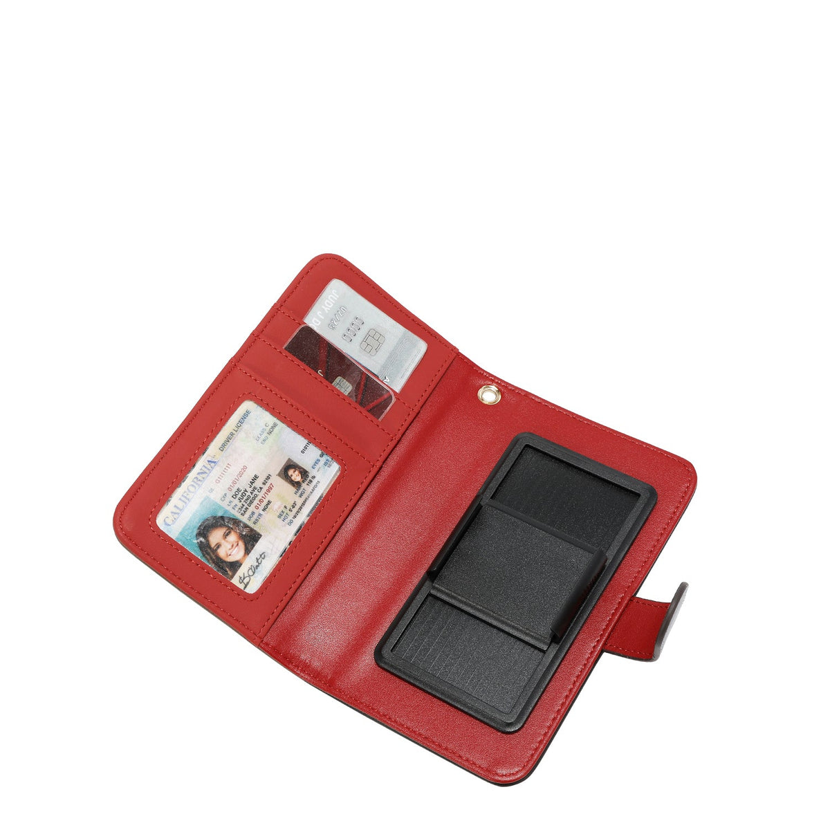 FUNDA DE TELÉFONO Y CARTERA CON LA FIRMA DE NL CON CORREA (KEEP DREAMING)