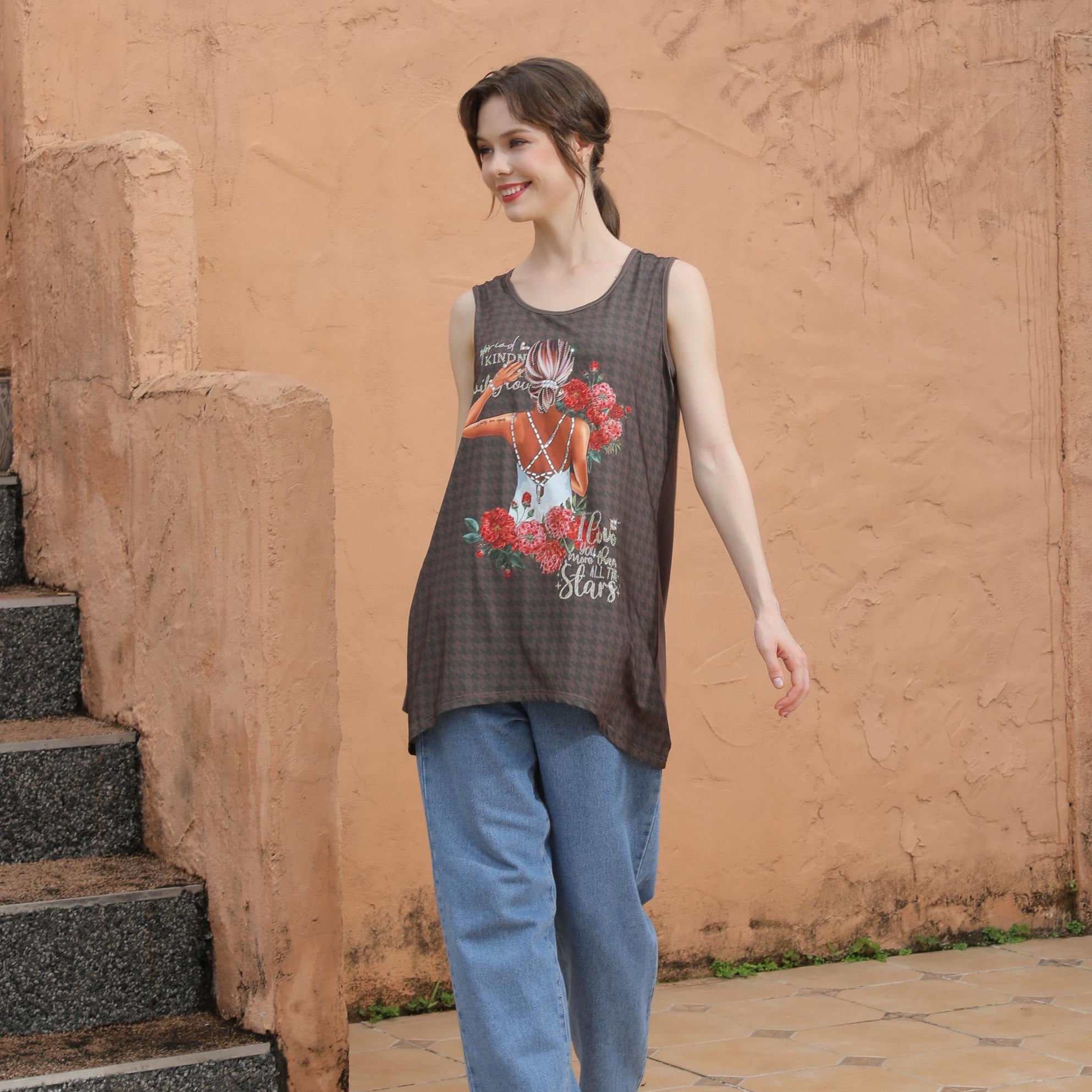 NICOLE LEE TUNIC TOP WITH SPARKLES (<tc>BLIND DATE</tc>)