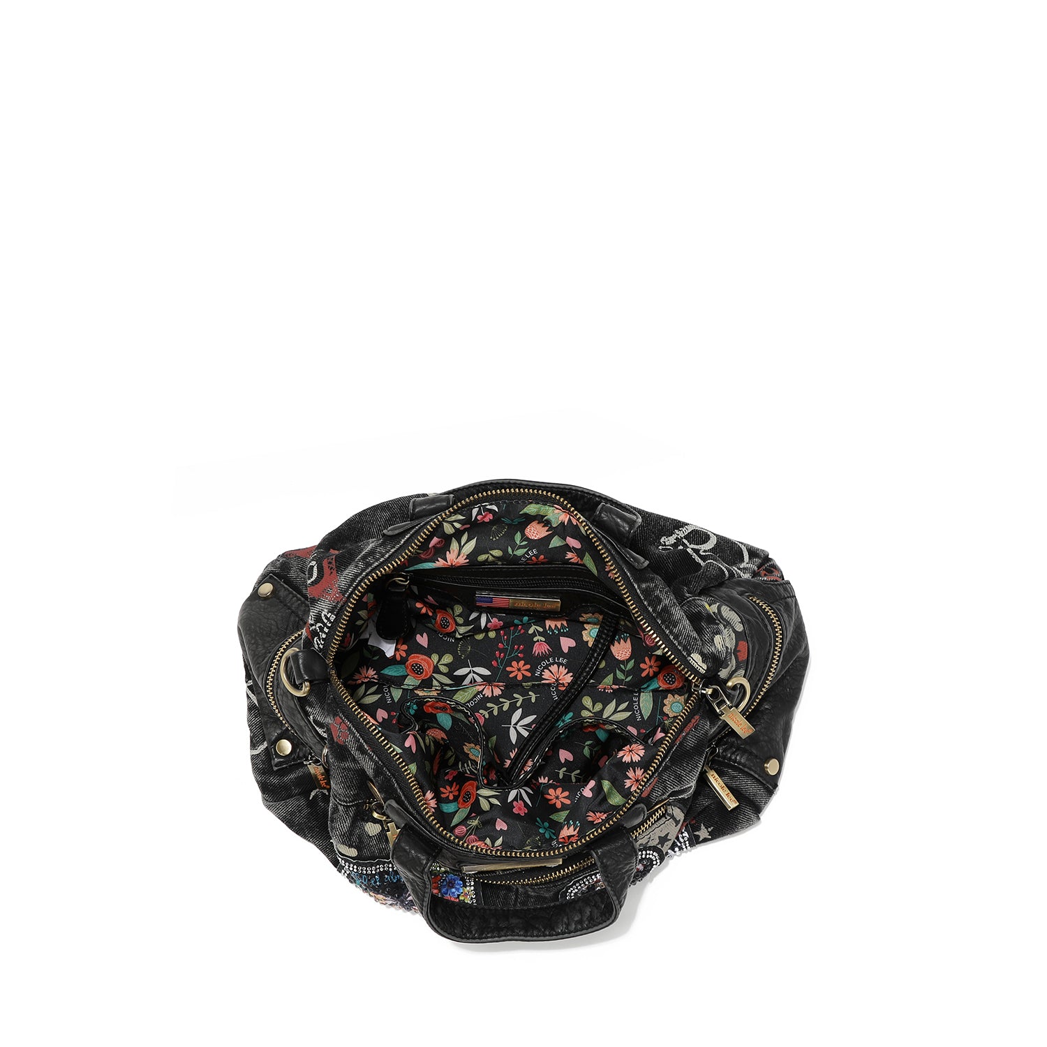 BANDOLERA MEDIANA DE TELA VAQUERA MARRON