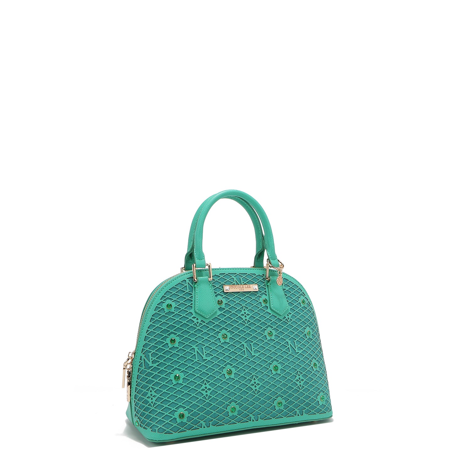 SATCHEL GRACIE TYPE DOMO BAG (GREEN)