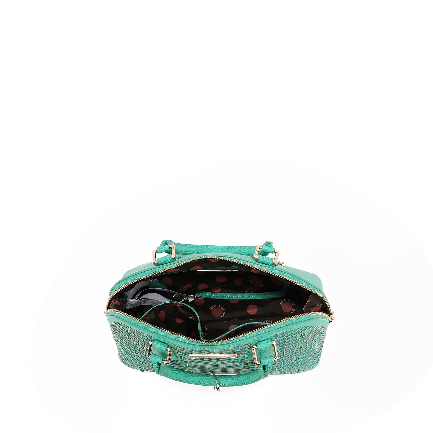 SATCHEL GRACIE TYPE DOMO BAG (GREEN)