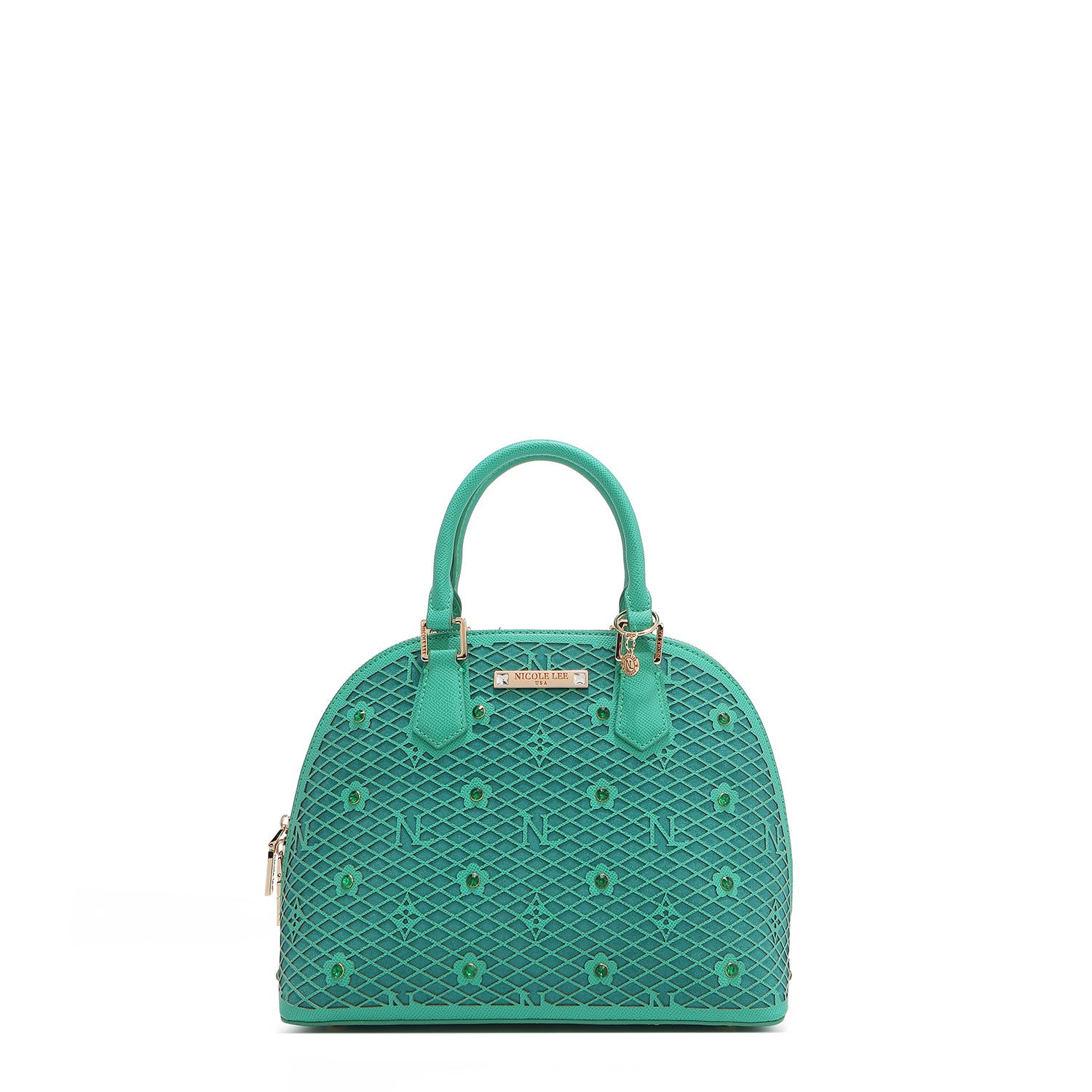 SATCHEL GRACIE TYPE DOMO BAG (GREEN)