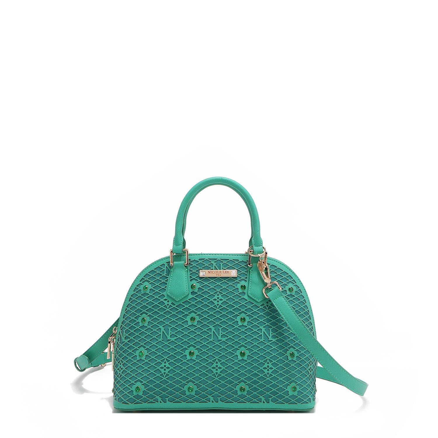 SATCHEL GRACIE TYPE DOMO BAG (GREEN)
