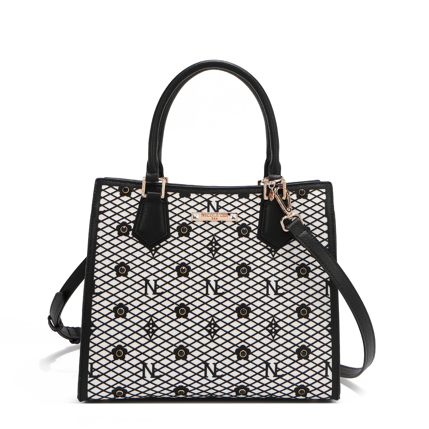 BOLSO TOTE ESTRUCTURADO GRACIE (NEGRO)