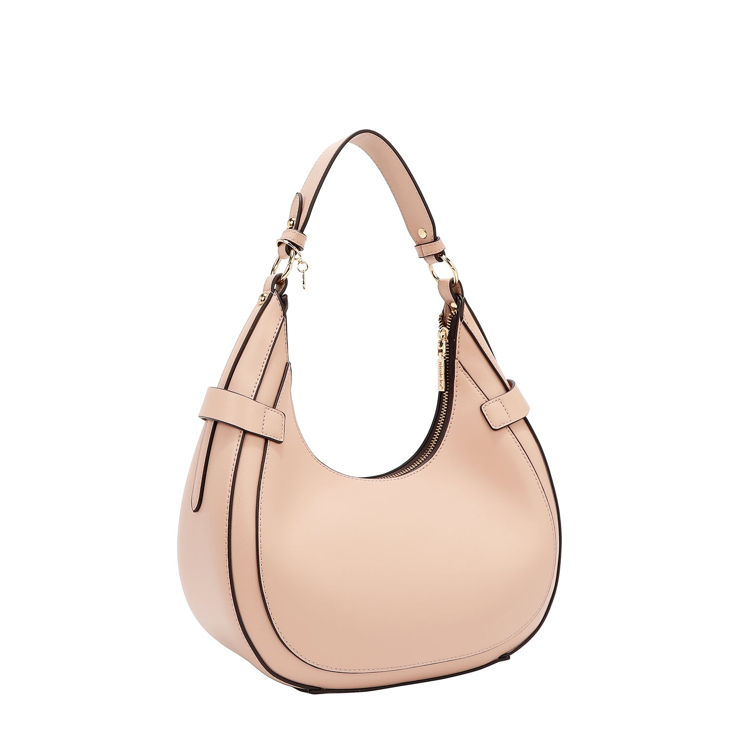 Sac à bandoulière avec coupe géométrique (rose)