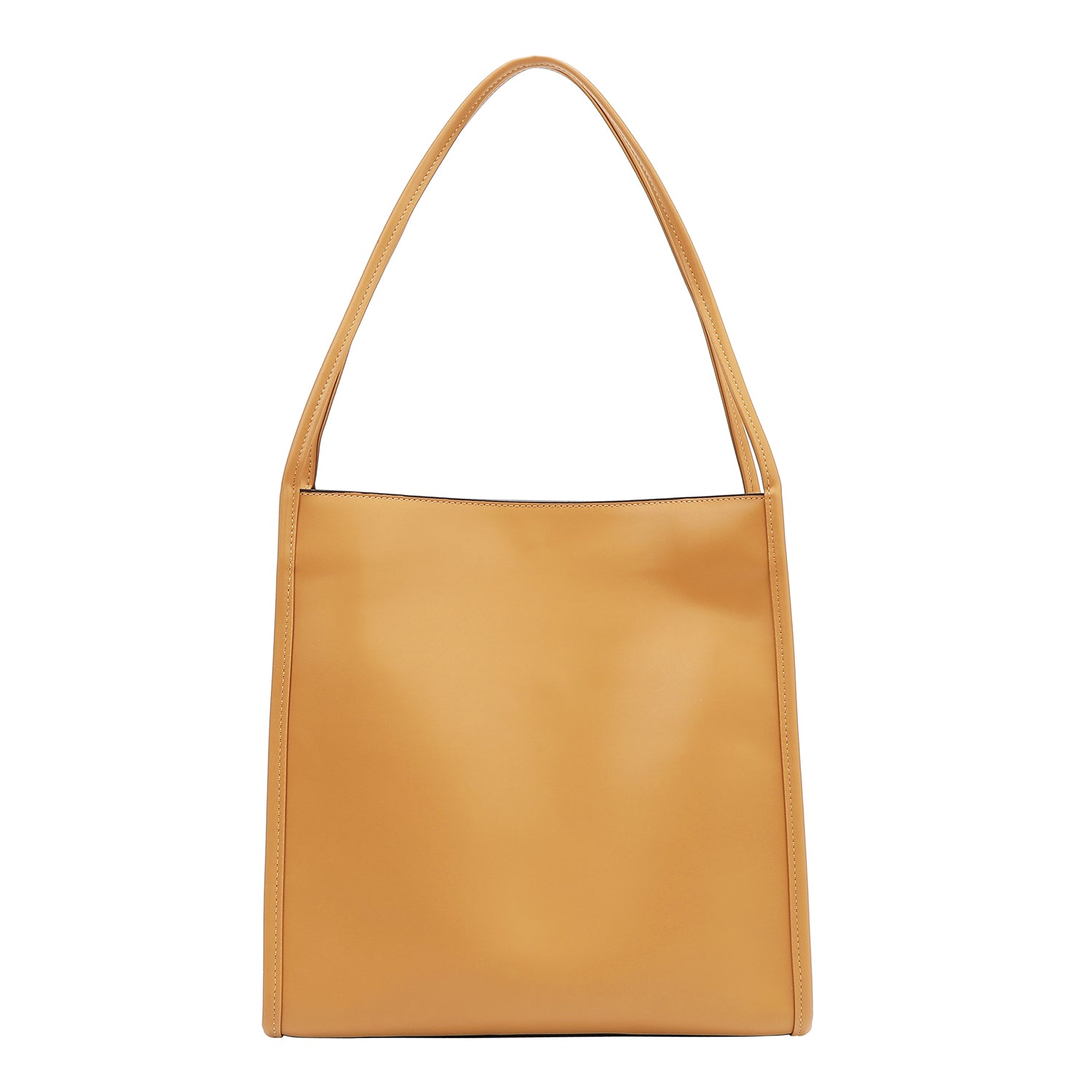 Sac à deux pièces avec coupes géométriques (sable)