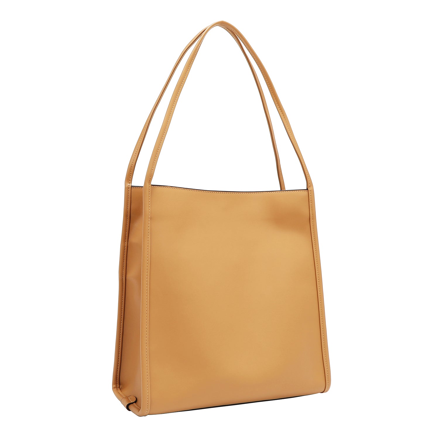 Sac à deux pièces avec coupes géométriques (sable)
