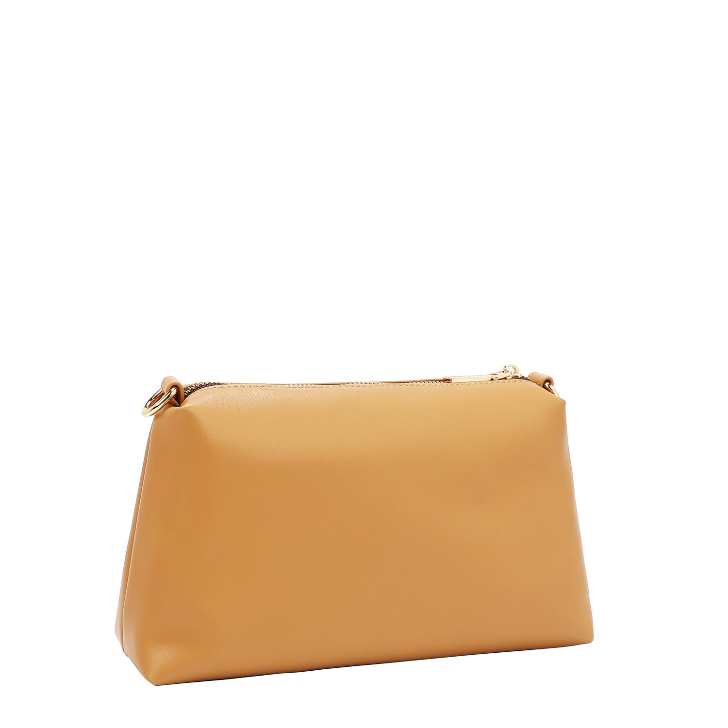 Sac à deux pièces avec coupes géométriques (sable)