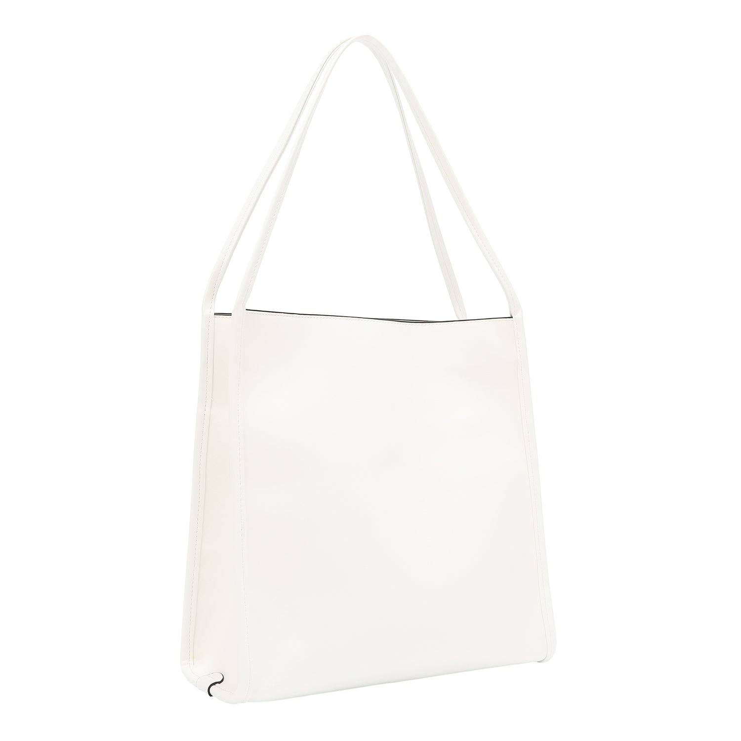 Sac à deux pièces avec coupes géométriques (blanc)