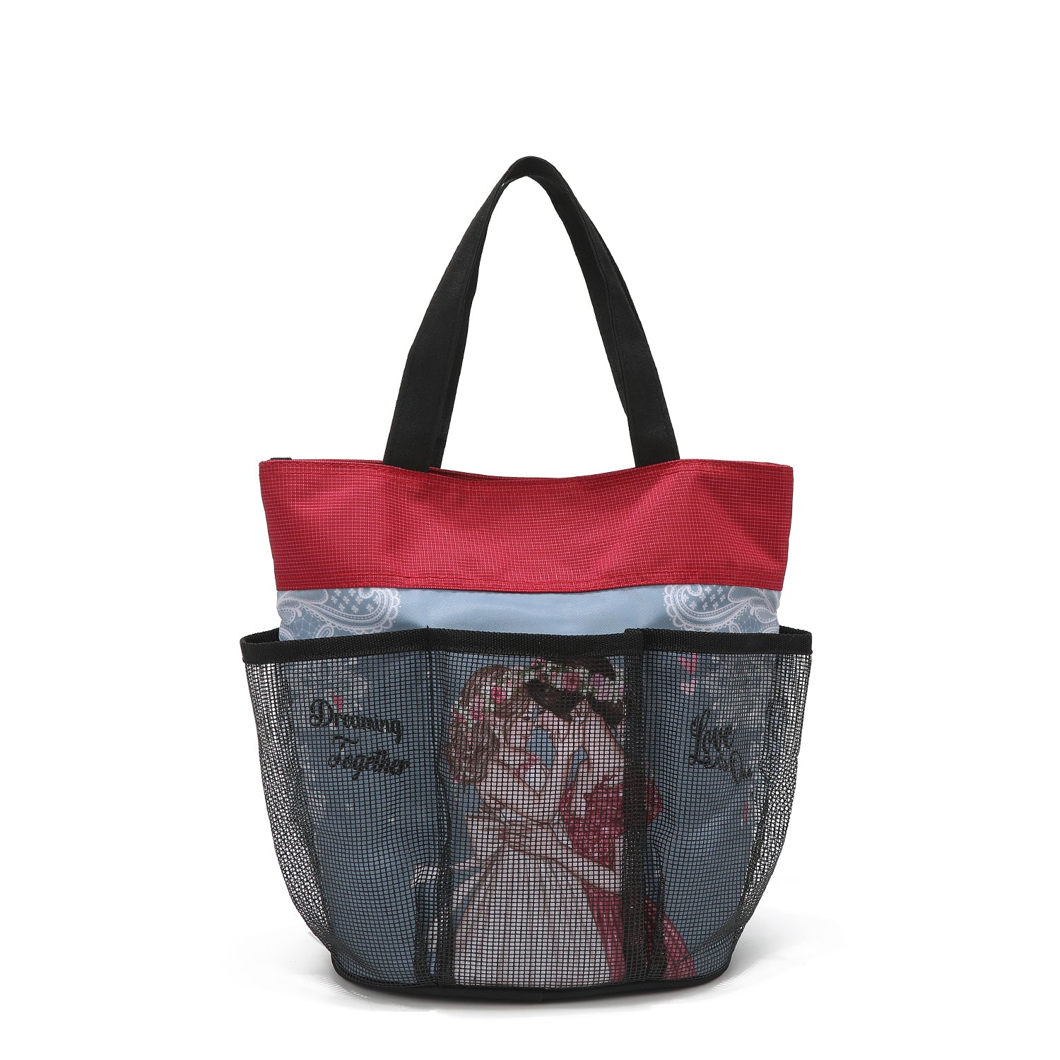 Convenient organizing bag stamped