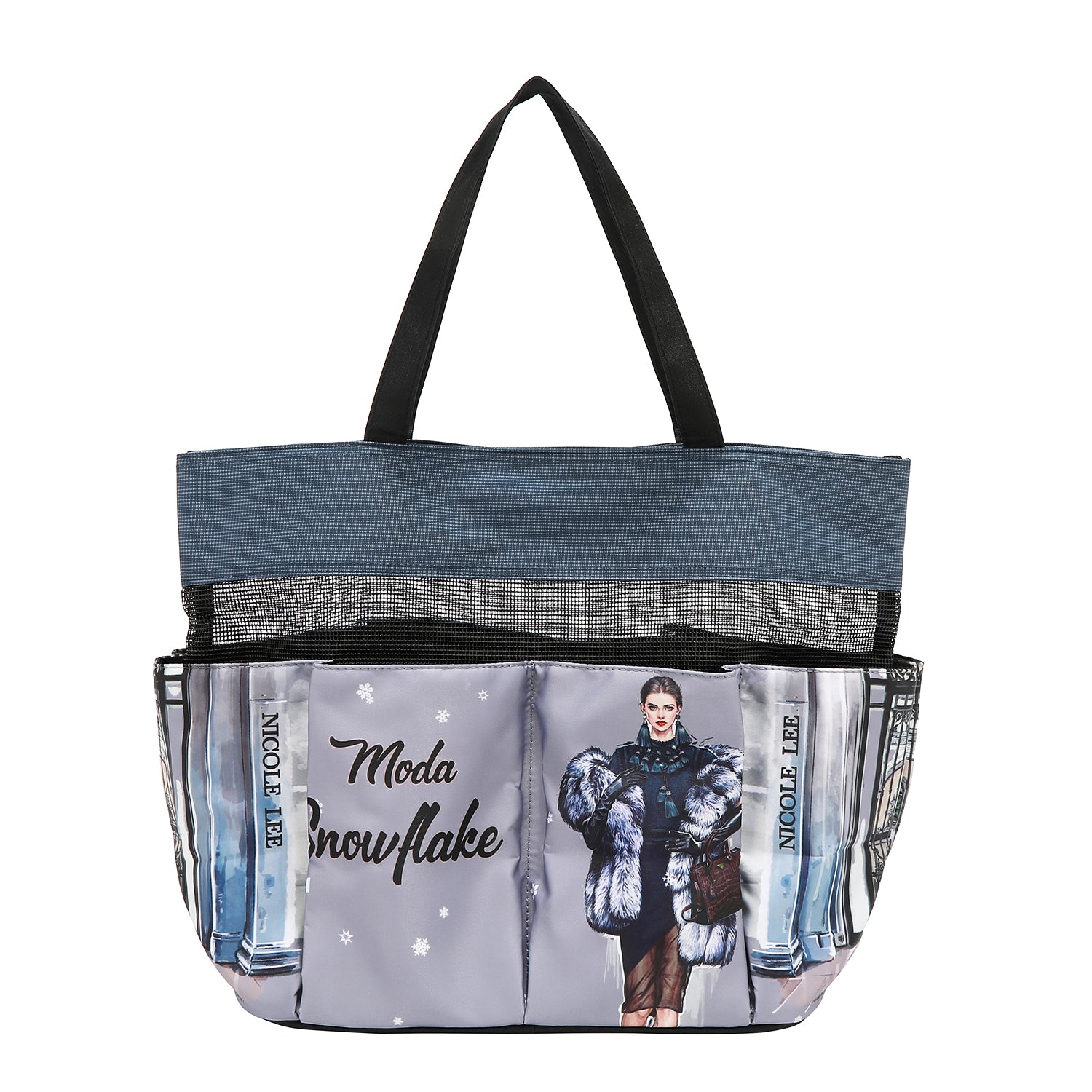 BOLSO ORGANIZADOR CADDY MEDIANO (MODA SNOWFLAKE)