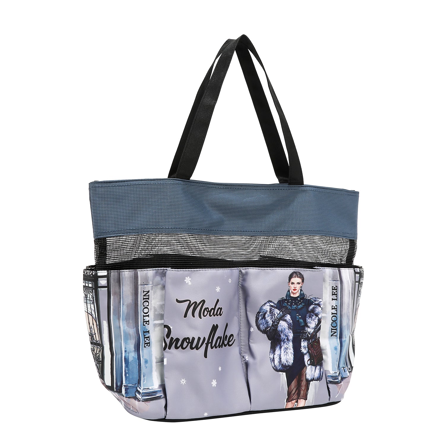 BOLSO ORGANIZADOR CADDY MEDIANO (MODA SNOWFLAKE)