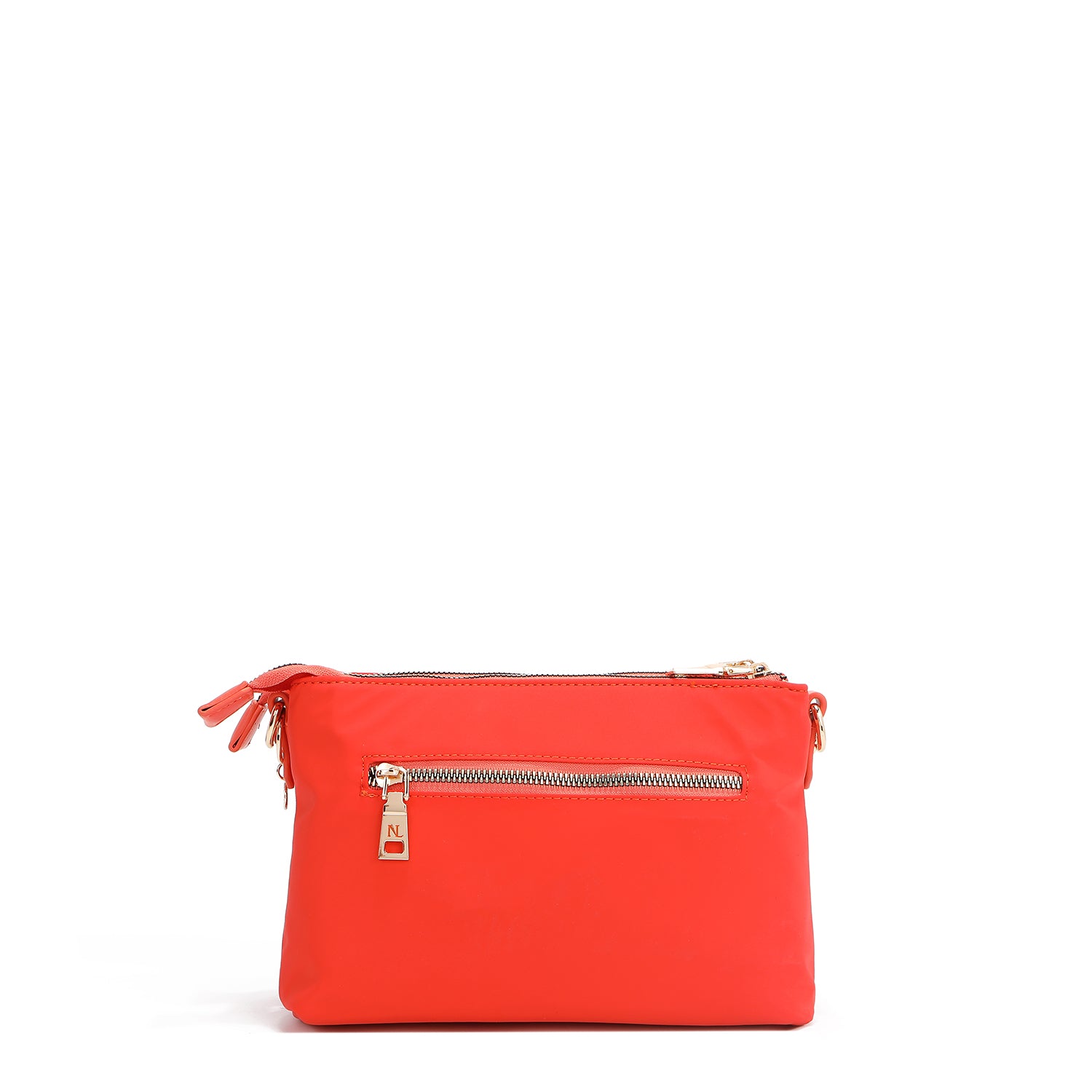 SAC BANDOULIÈRE ACCORDÉON AVEC PATCHS COLORÉS (Orange)