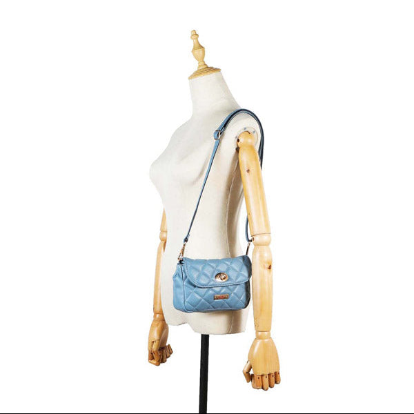 SAC DE TAILLE REMBOURRÉ/SAC À BANDOULIÈRE (BLEU)